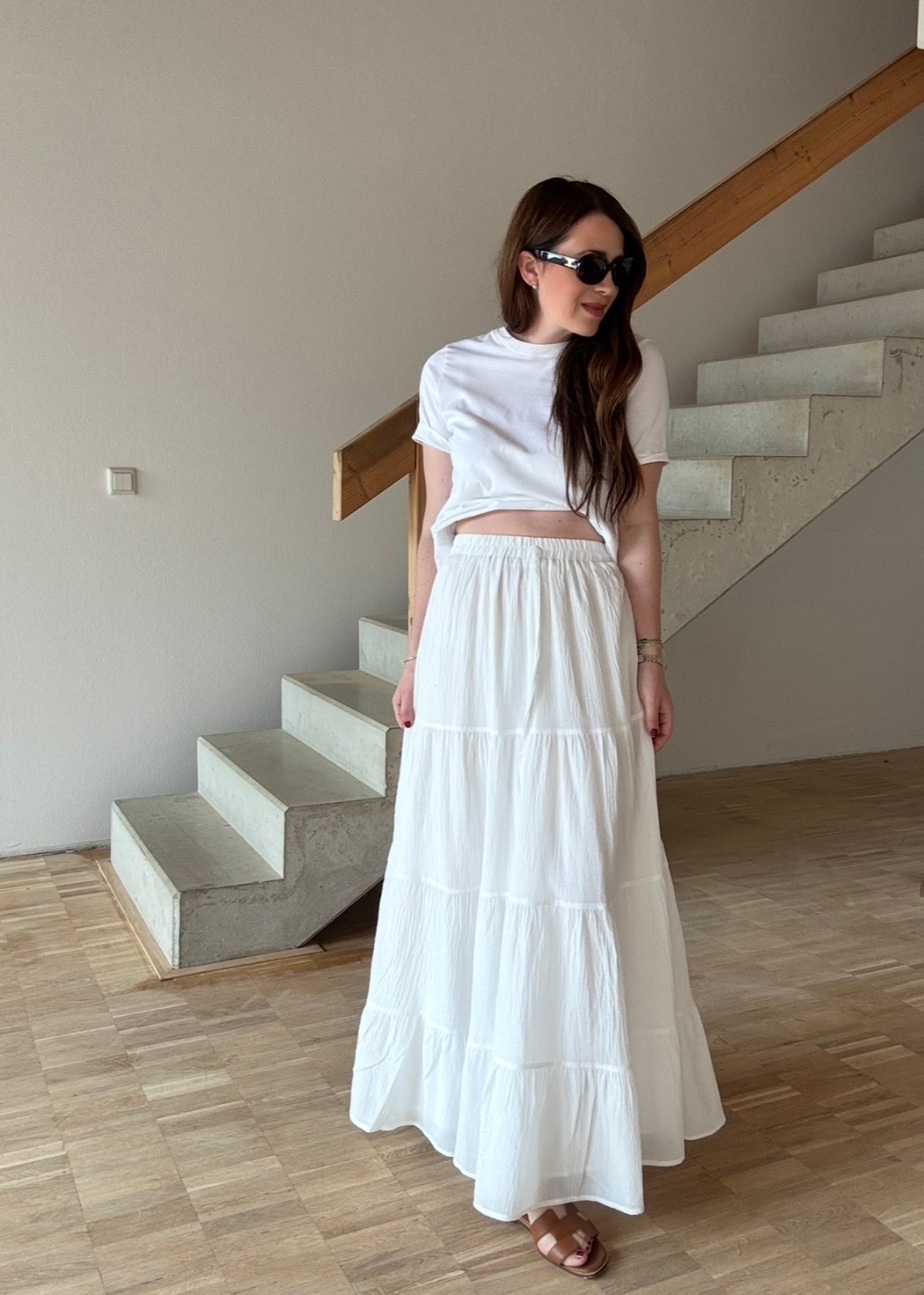 Maxi Skirt - Weiß