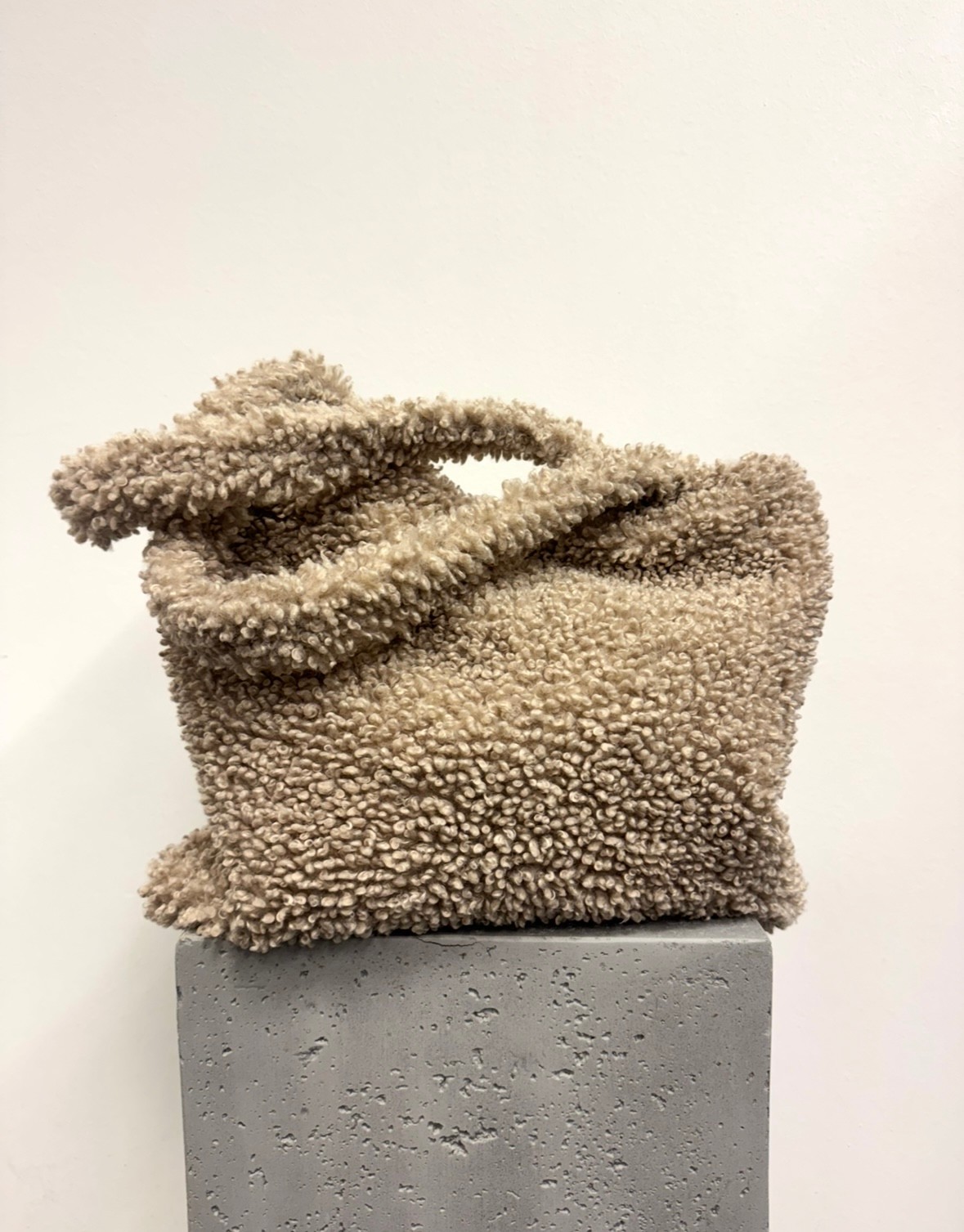 Teddy-Tasche - Beige