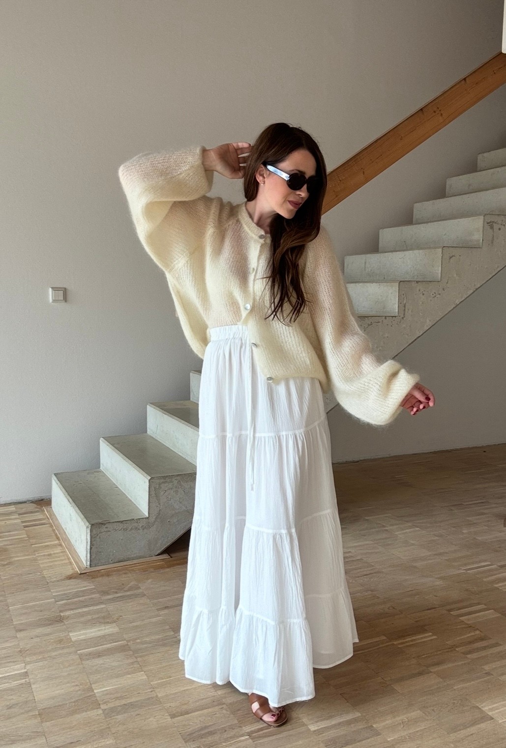 Maxi Skirt - Weiß