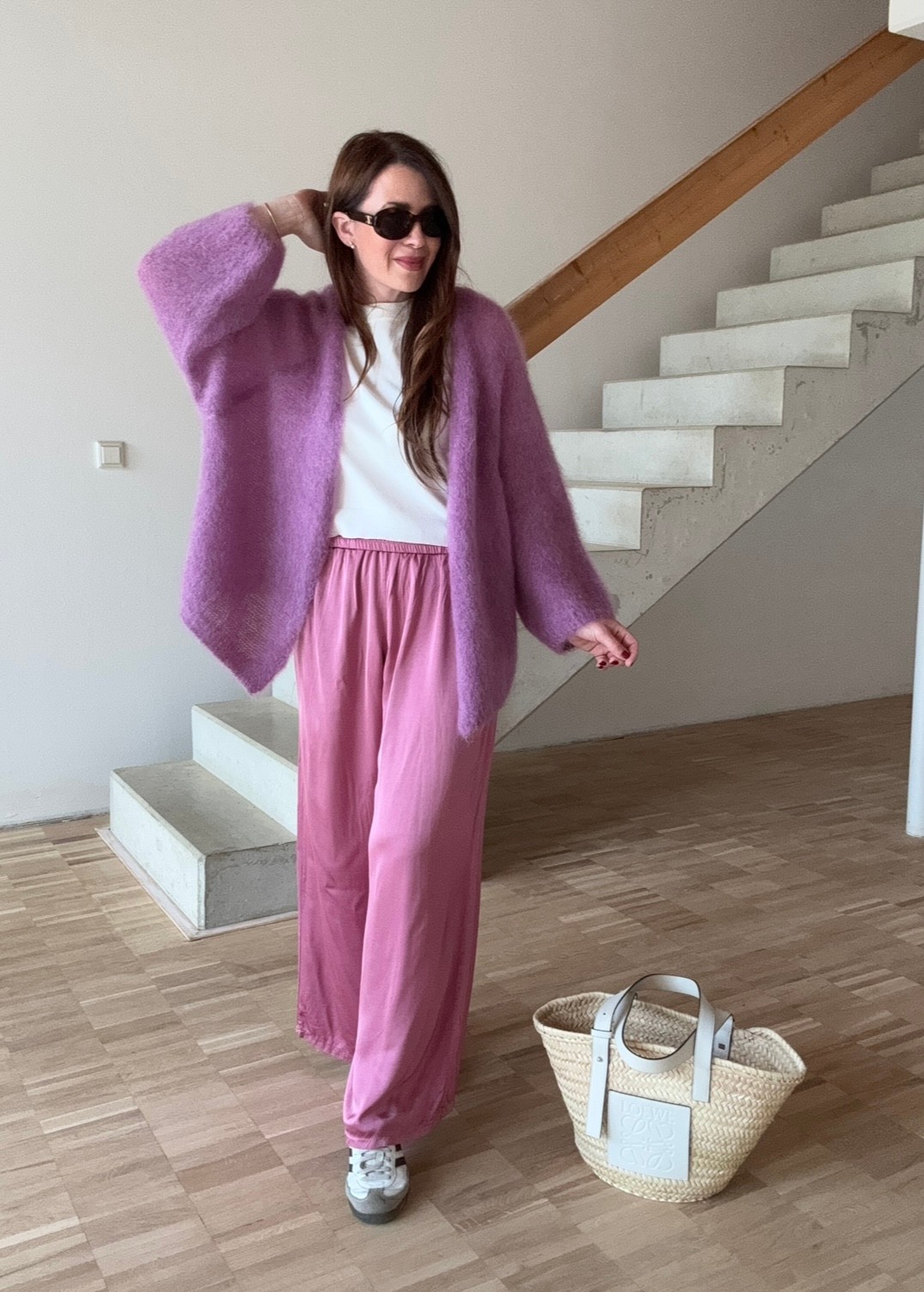 Mohair Cardigan - Beere
