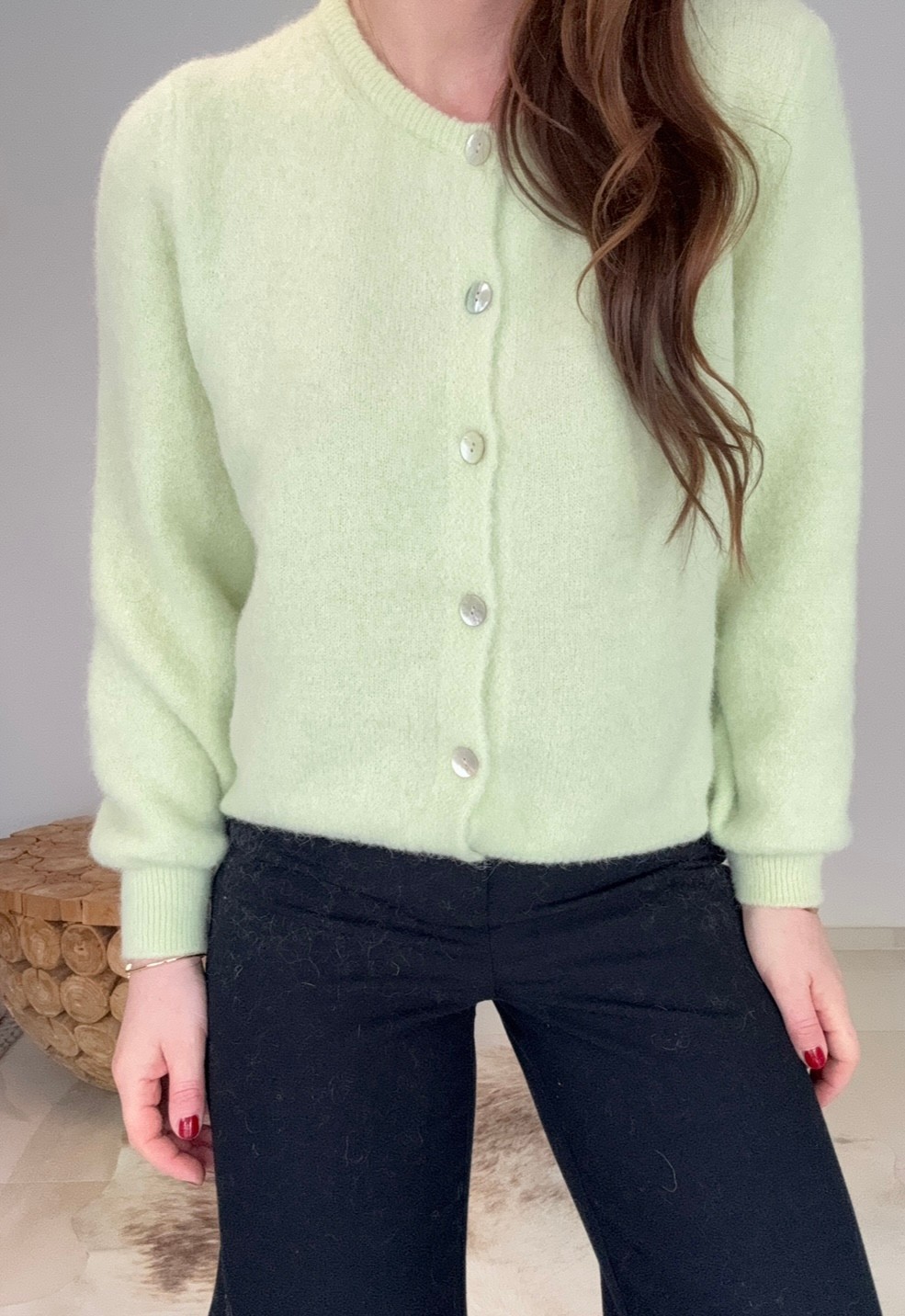 Cardigan - Mint