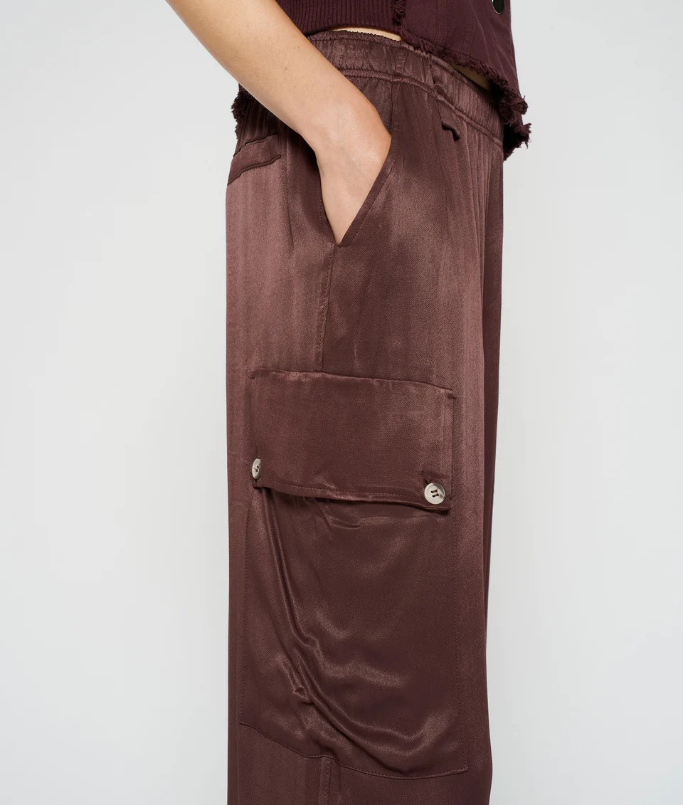 UTILITY PANTS SATIN