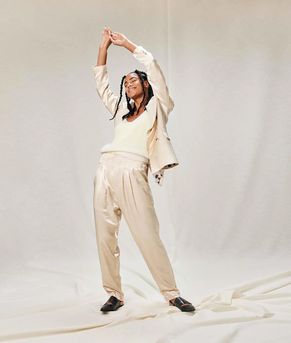 SATIN PANTS