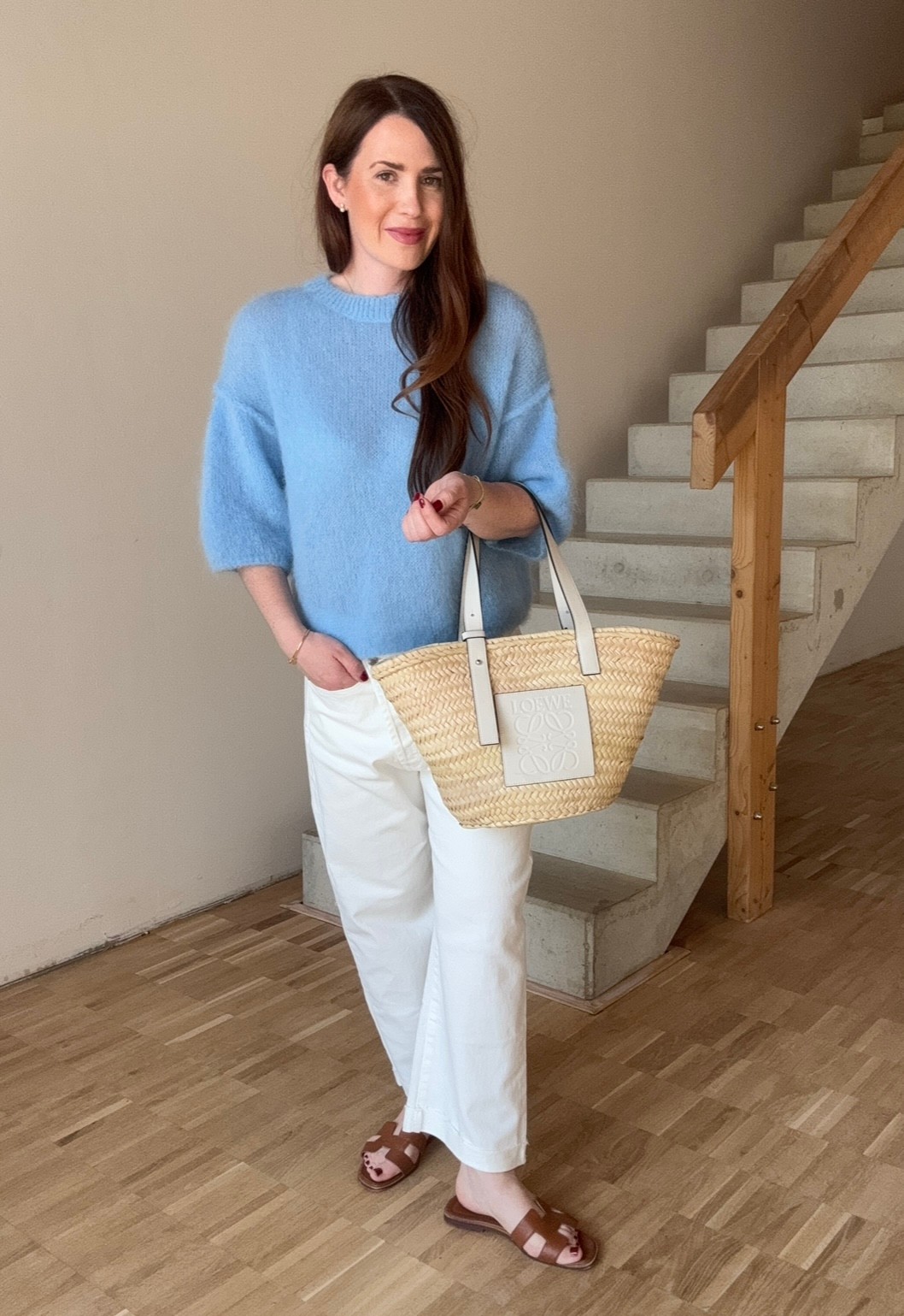 Mohair-Shirt - Hellblau