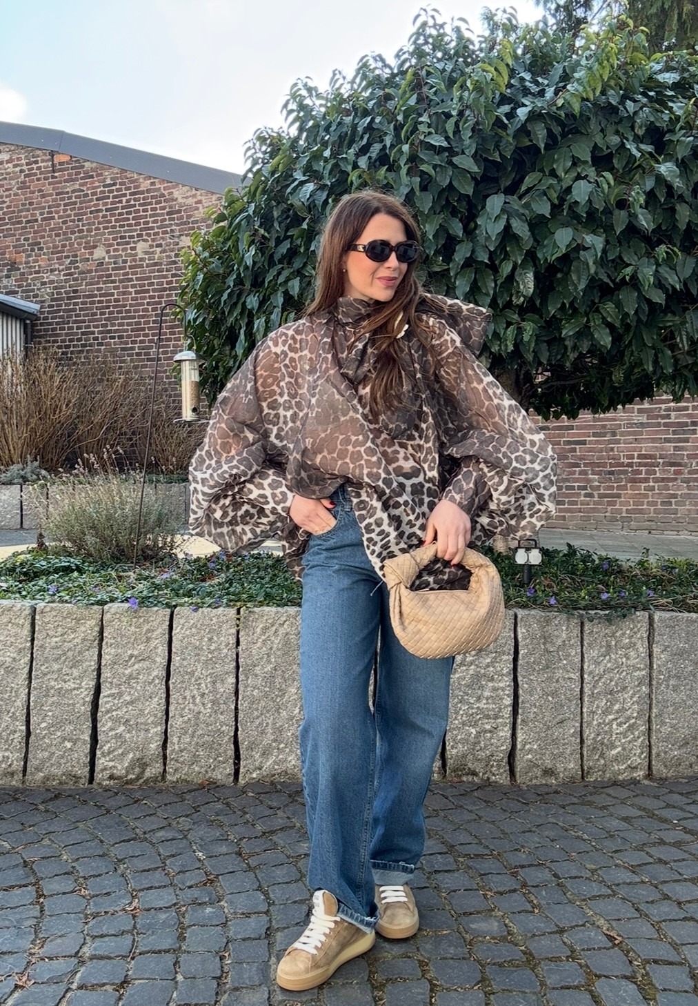 XXL Bluse mit Print