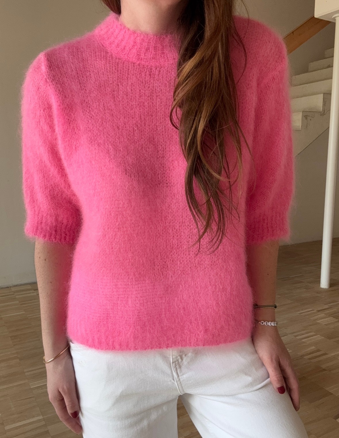 Mohair Shirt - Pink