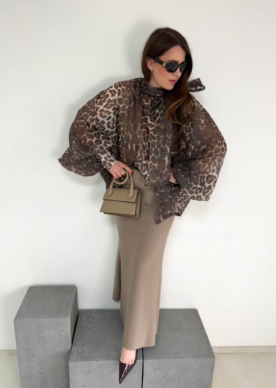 XXL Bluse mit Print