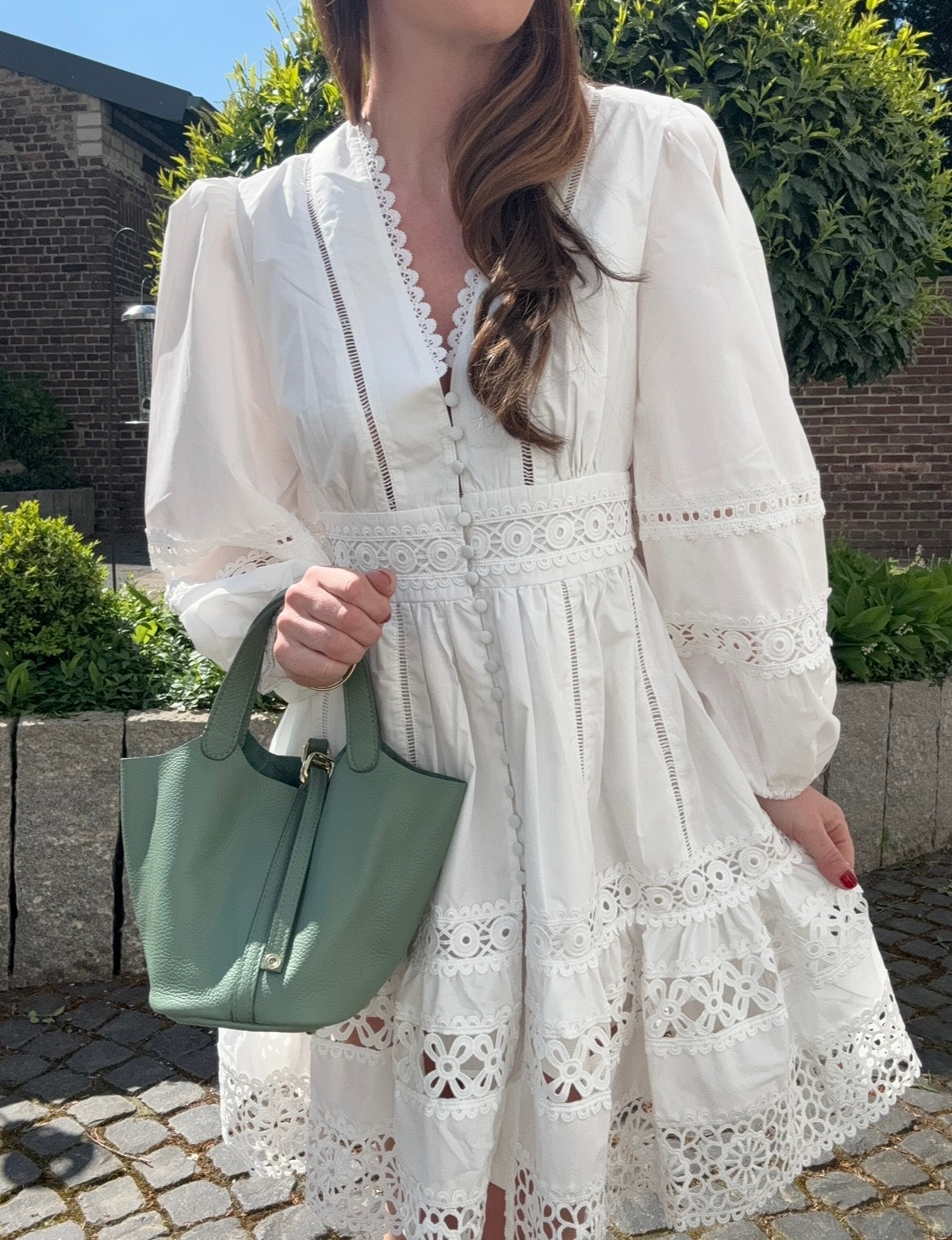 Kurzes Kleid "Ibiza" - Weiß
