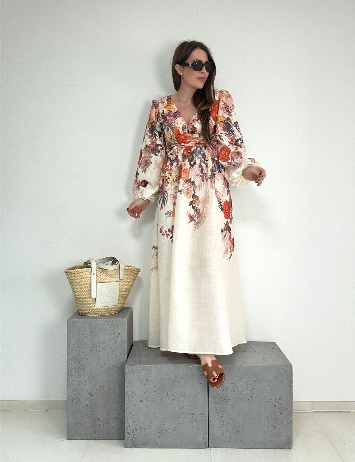 Maxi-Kleid mit Print
