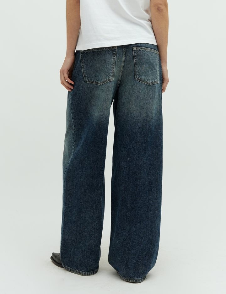 Weite Jeans - Blau