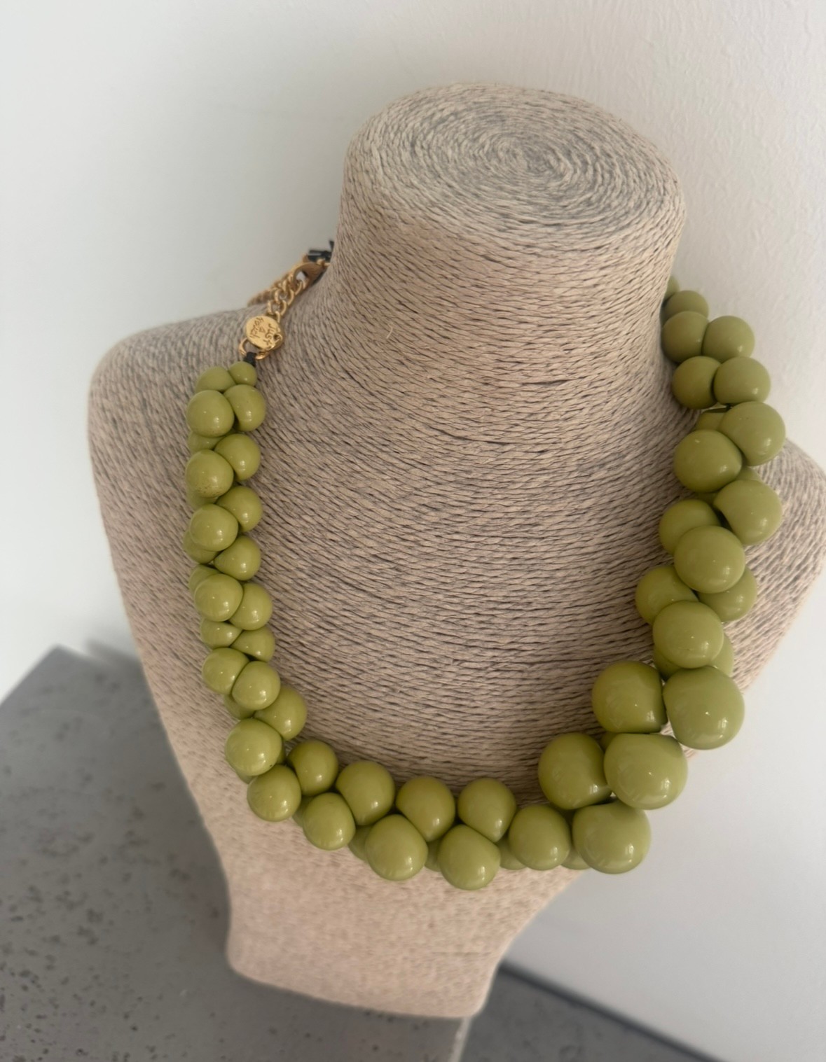 Kette mit Kugeln - Grün