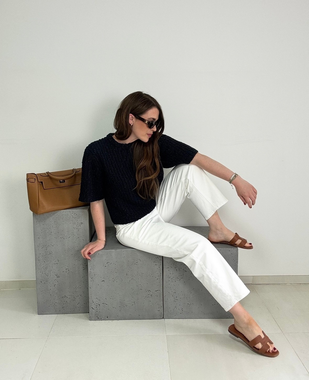 Strickshirt - Navy 