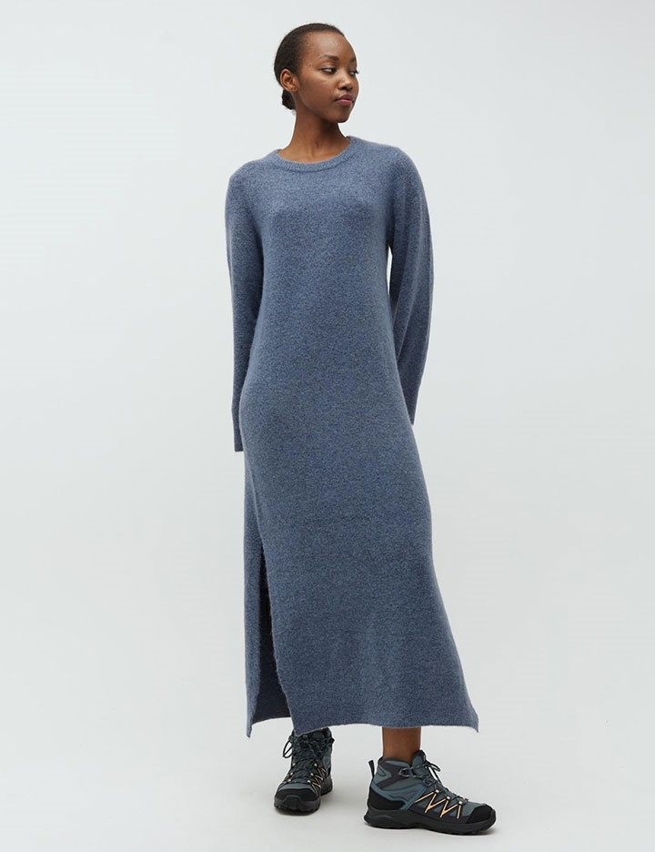Strickkleid - Grau
