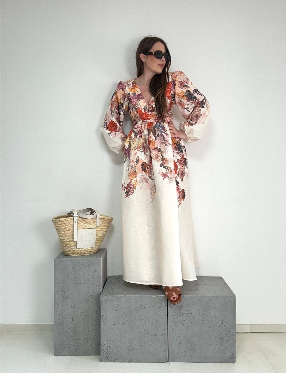 Maxi-Kleid mit Print