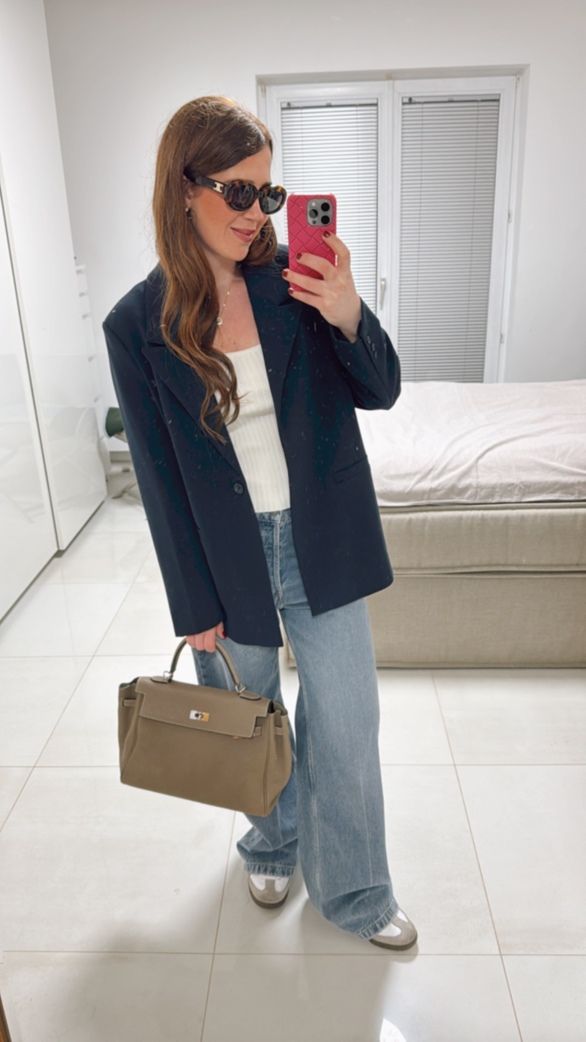 Oversize Blazer - Navy