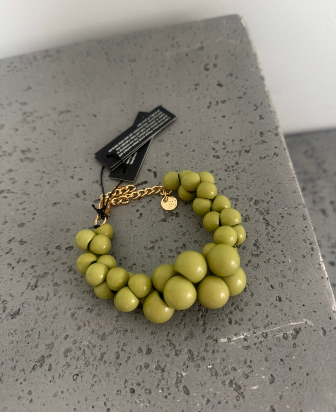 Armband mit Kugeln - Grün