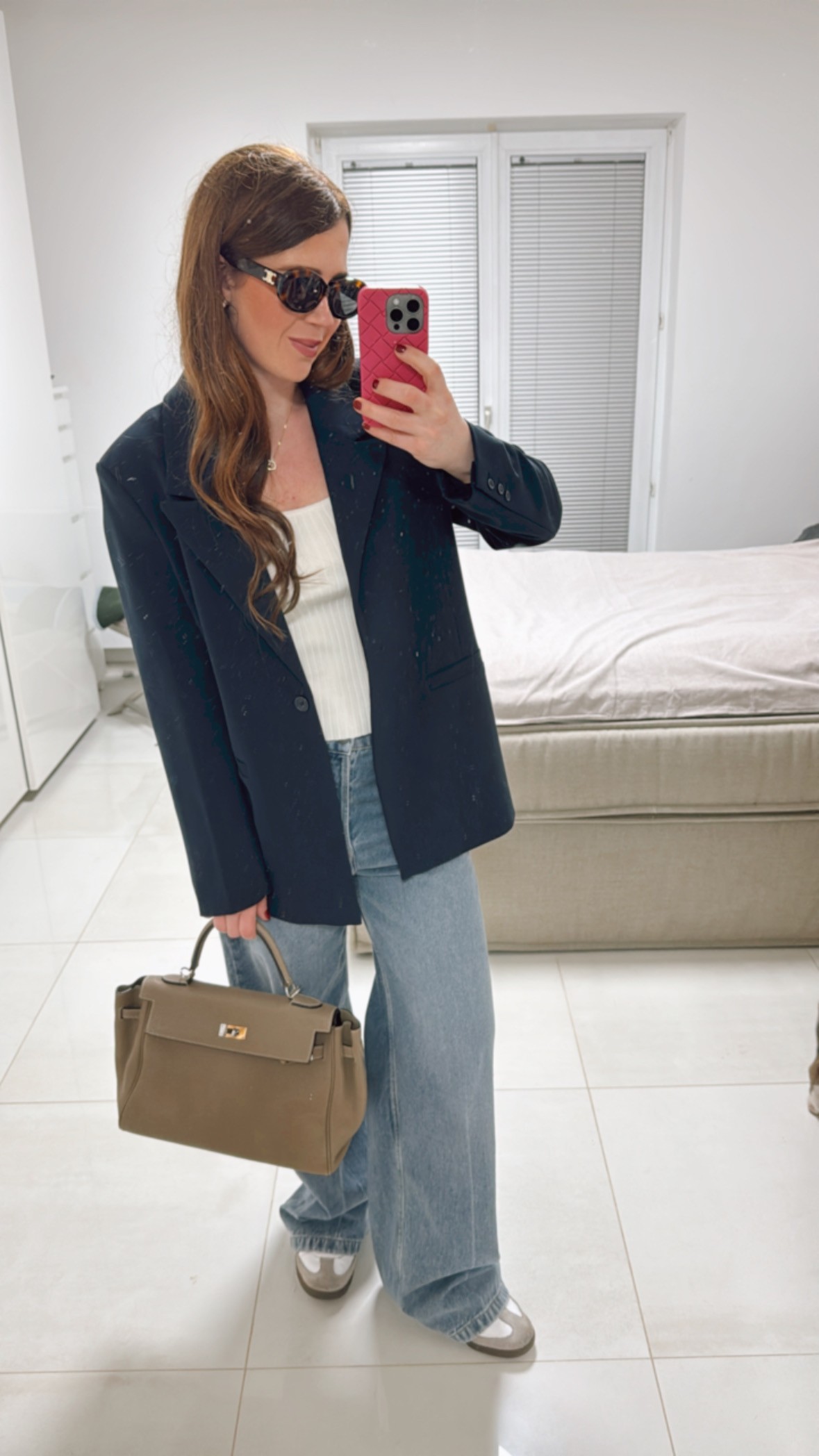 Oversize Blazer - Navy