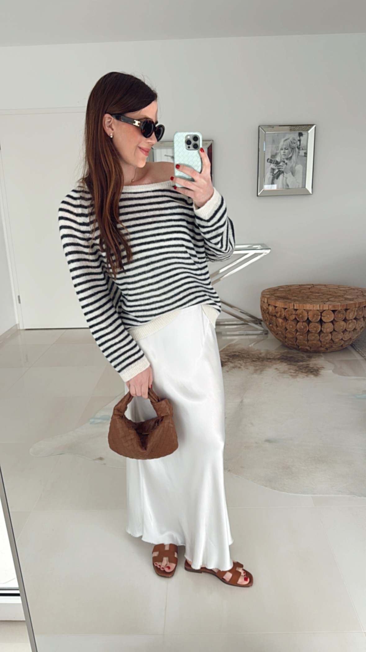 THIN KNIT SWEATER STRIPE