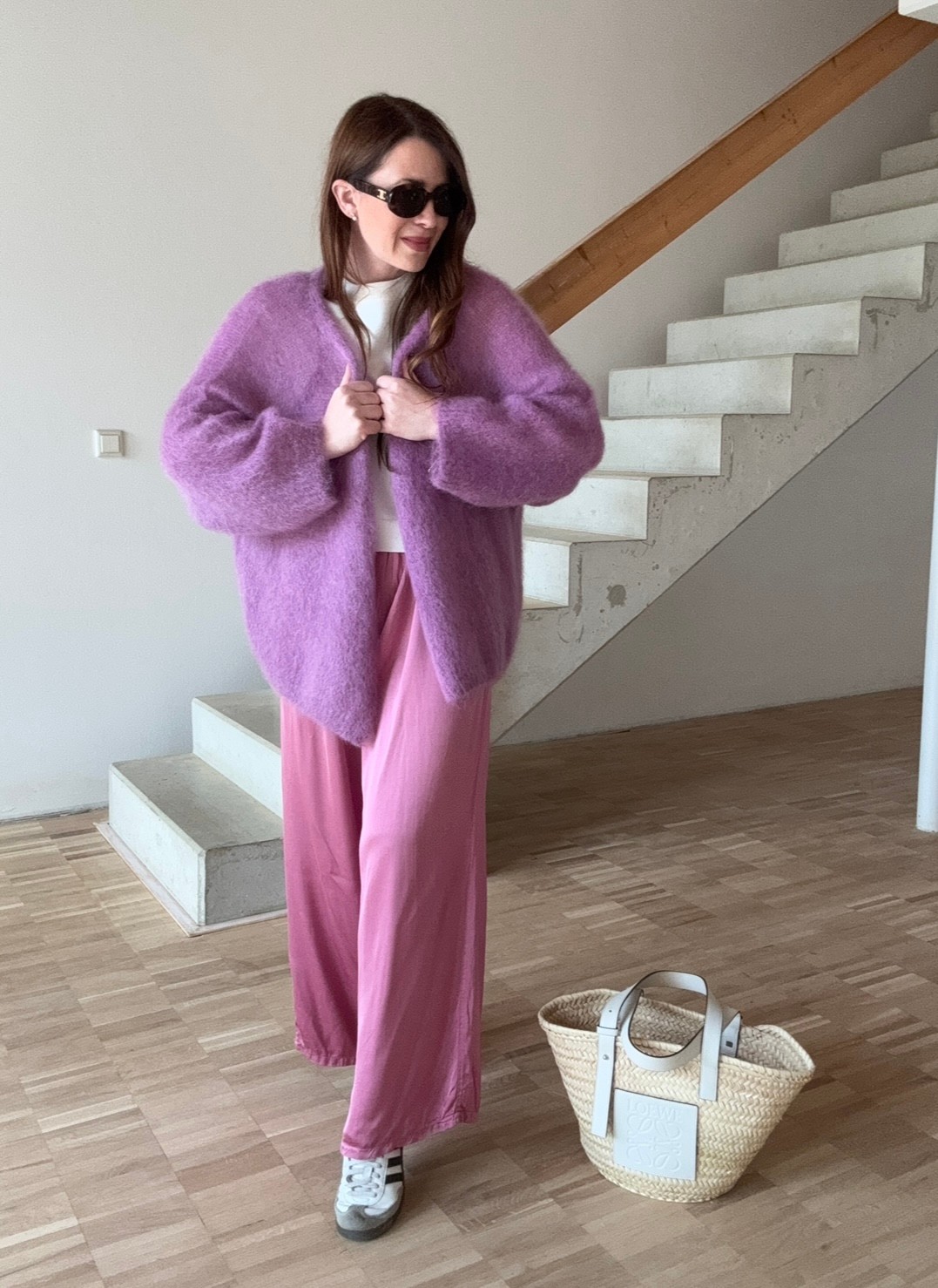 Mohair Cardigan - Beere