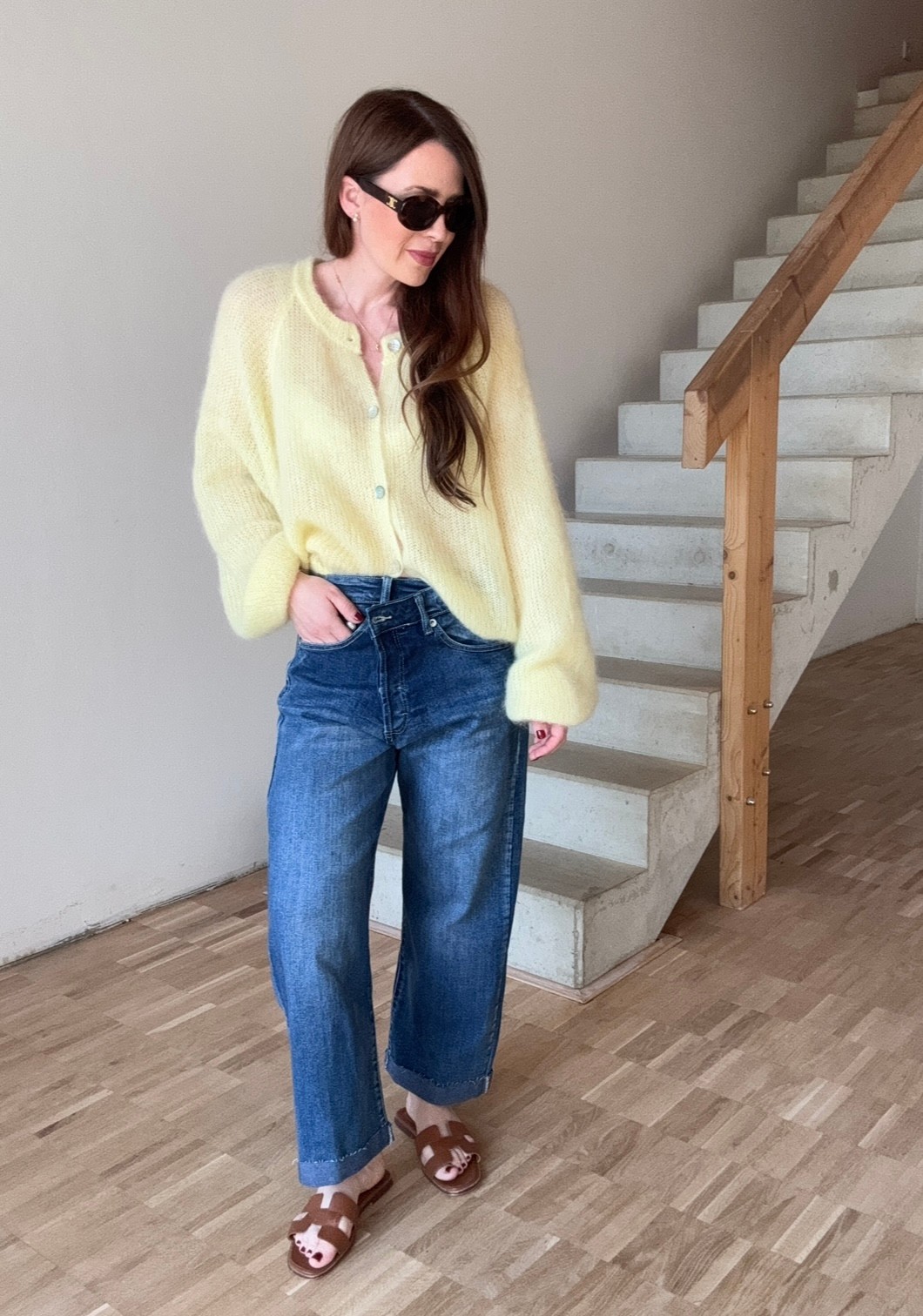 Weite Jeans - Blau