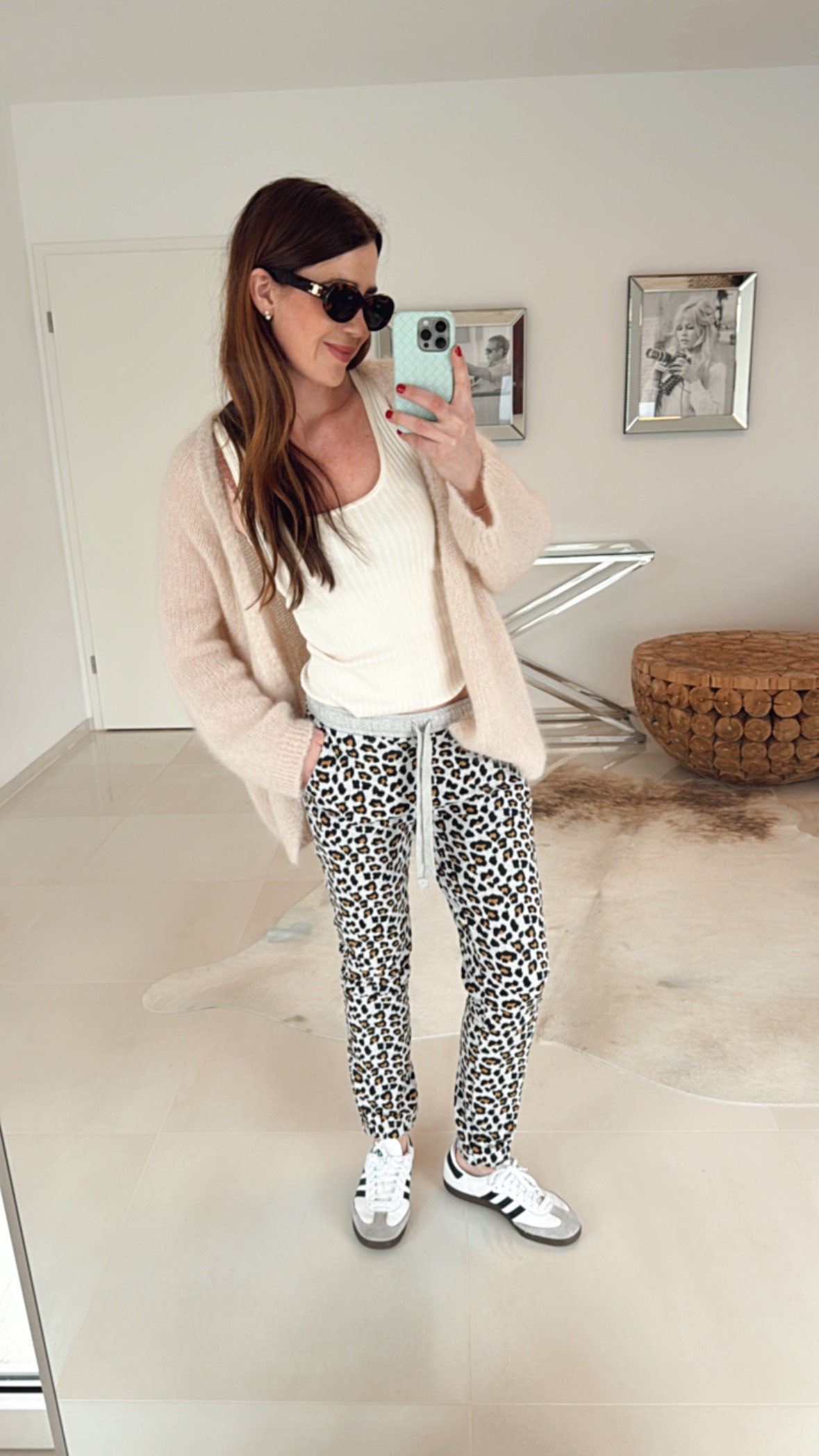 CROPPED JOGGER LEOPARD