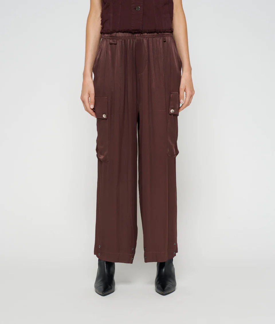 UTILITY PANTS SATIN