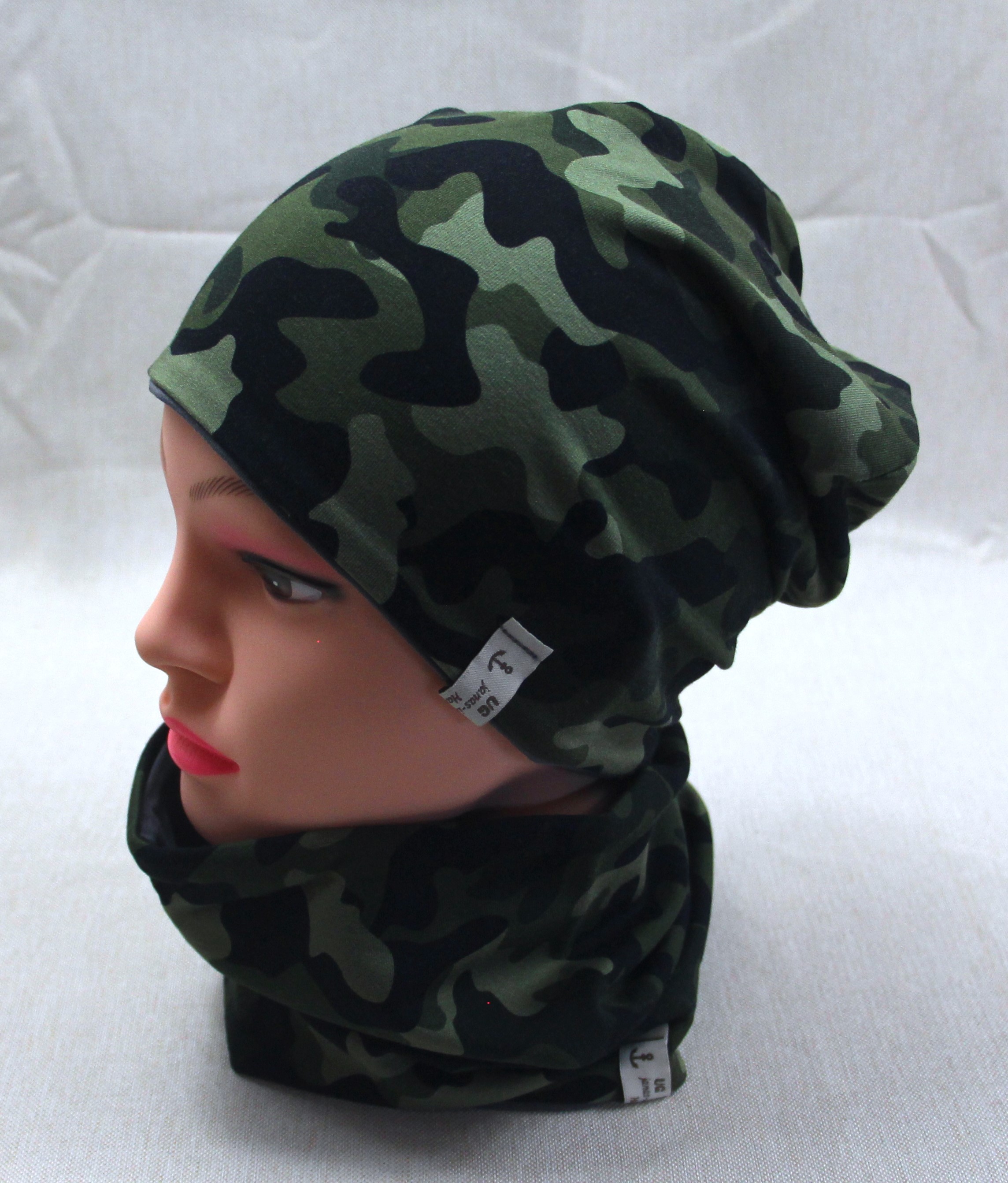 Beanie-Set, Camouflage