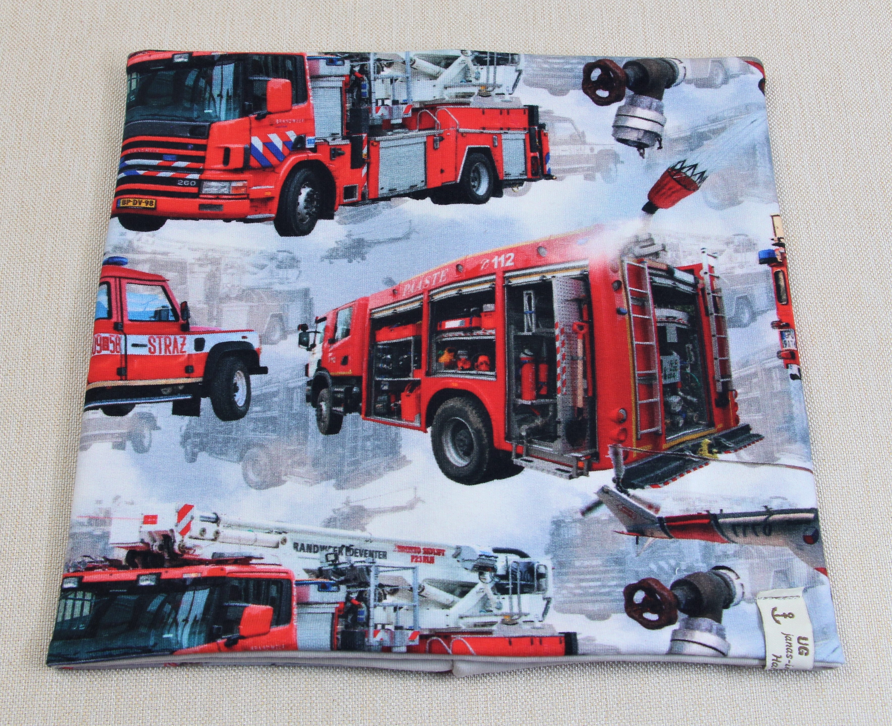 Beanie-Set, Rettungsfahrzeuge, Hubschrauber, Krankenwagen, Feuerwehr
