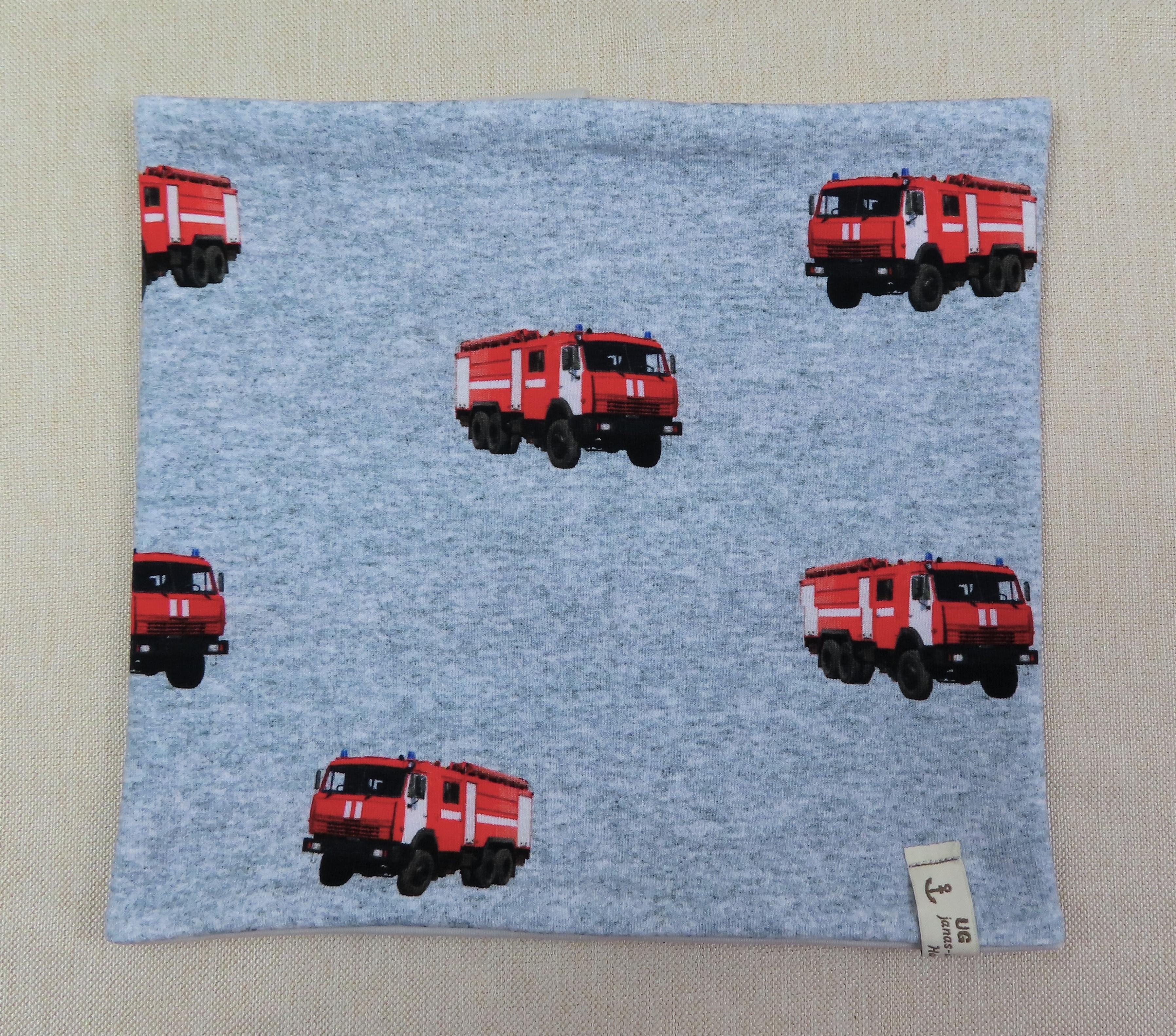 Beanie-Set, Feuerwehr, grau