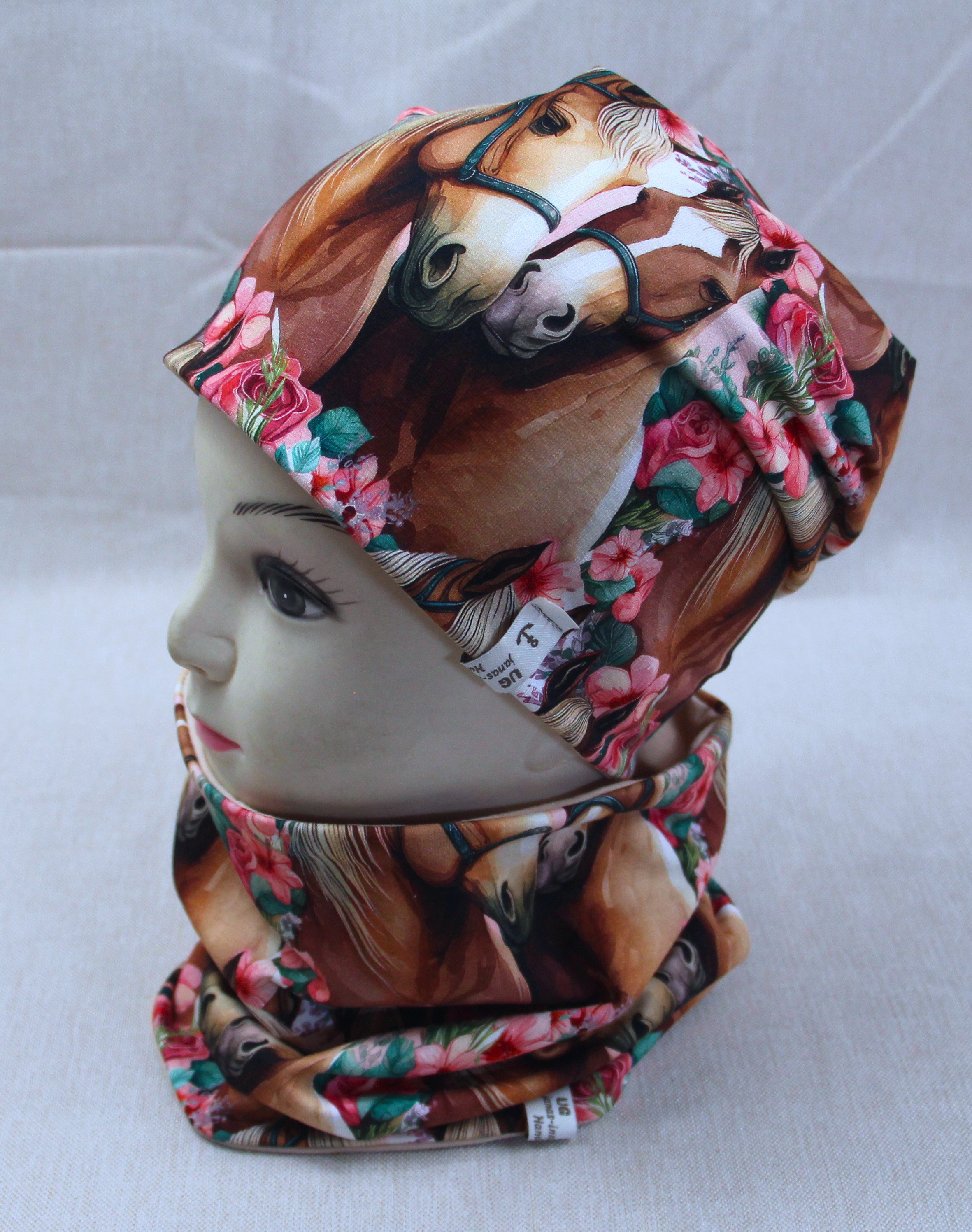 Beanie-Set, Pferdeliebe
