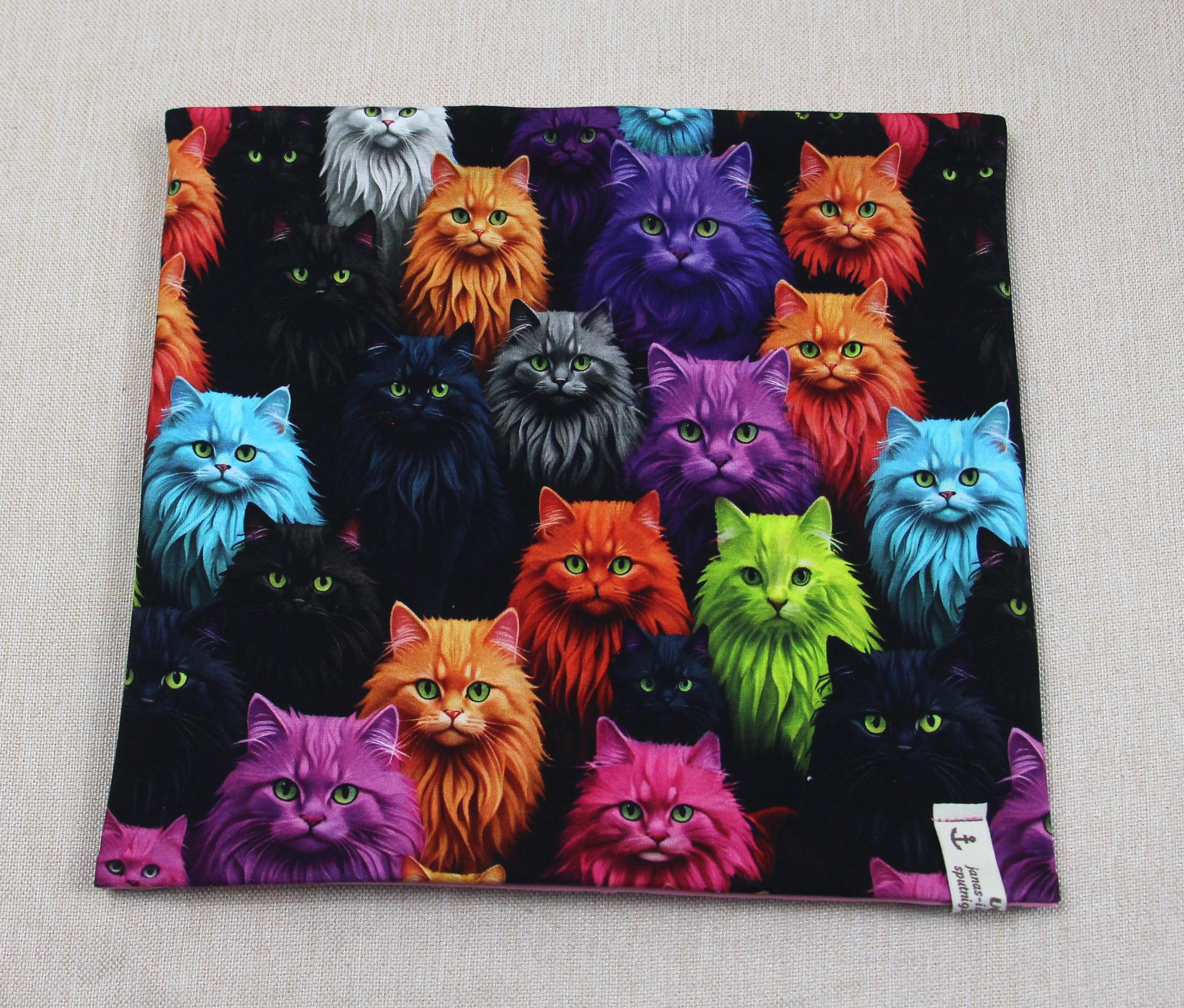 Stirnband-Set, Regenbogen-Katze