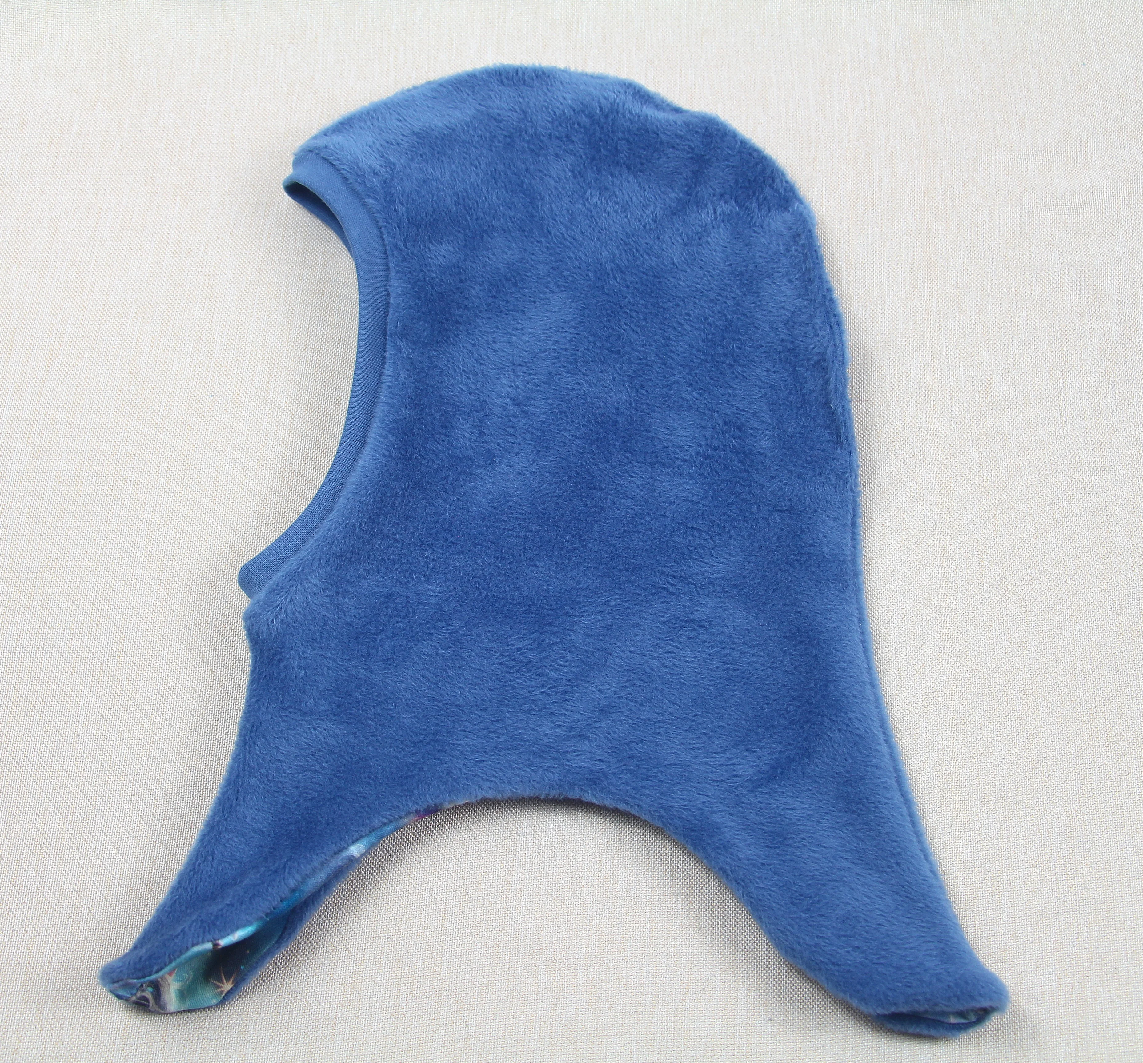 Schlupfmütze, Einhorn, blau, Wintermütze