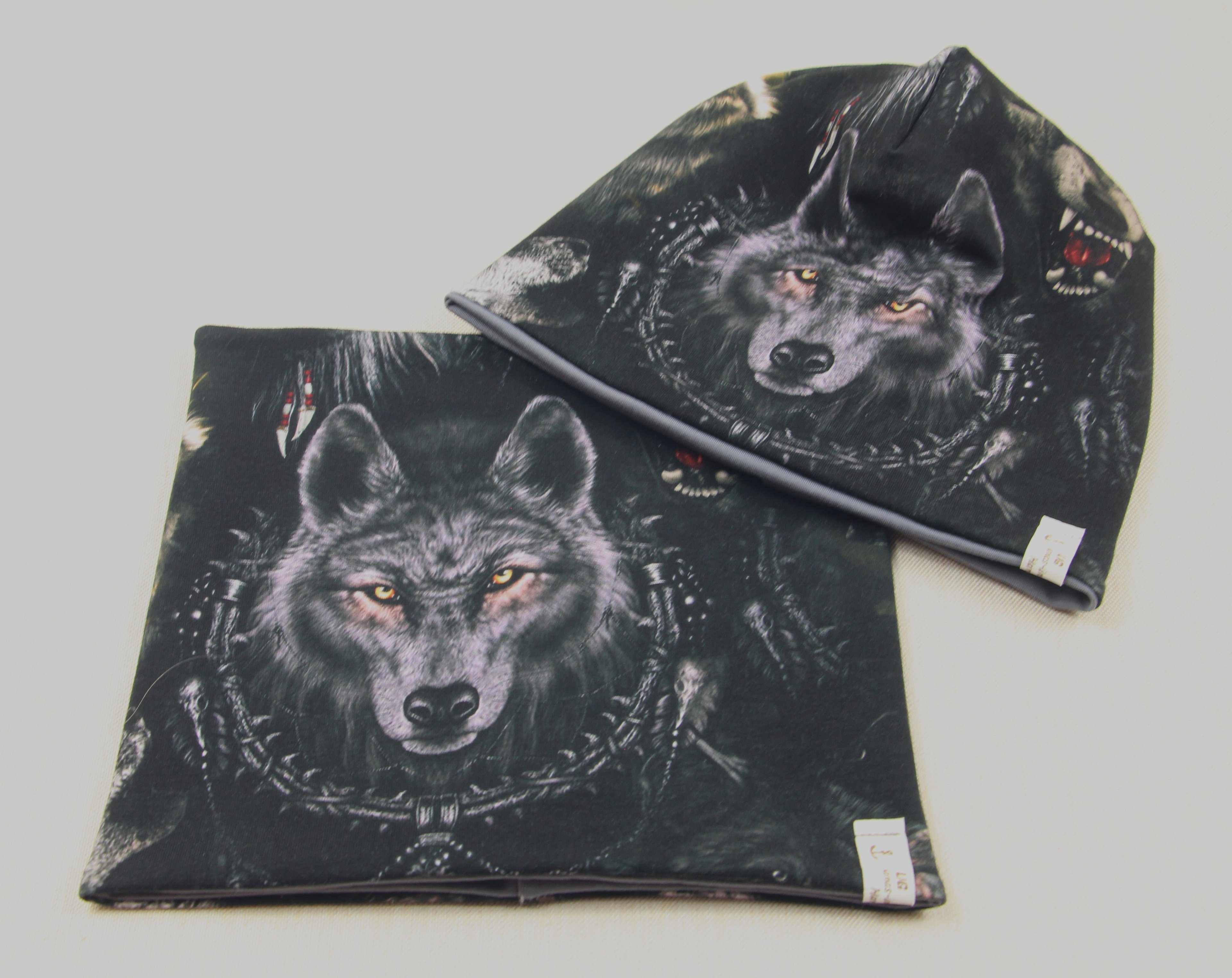 Beanie-Set, Chemomütze, Werwolf