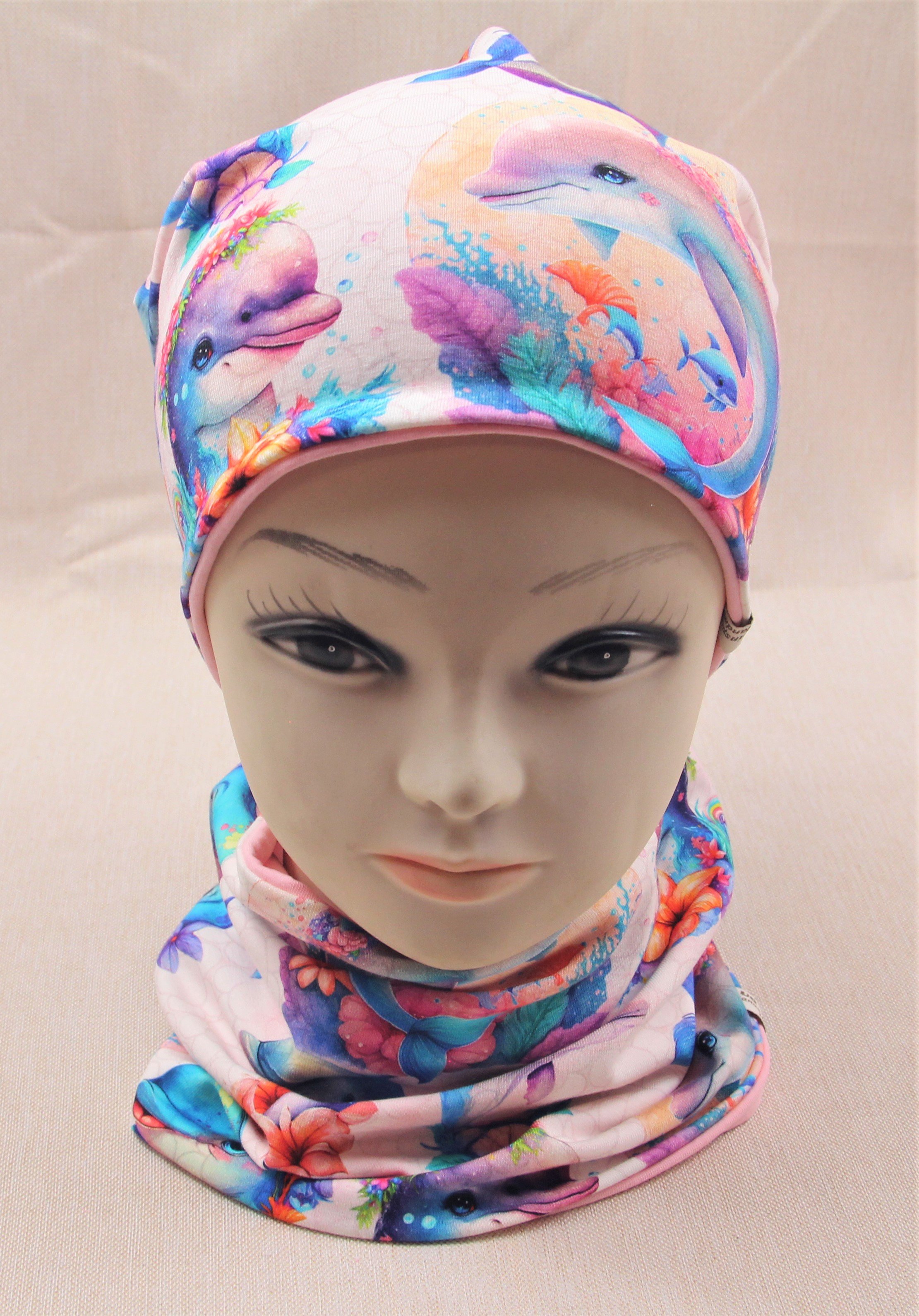 Beanie-Set, Delfin