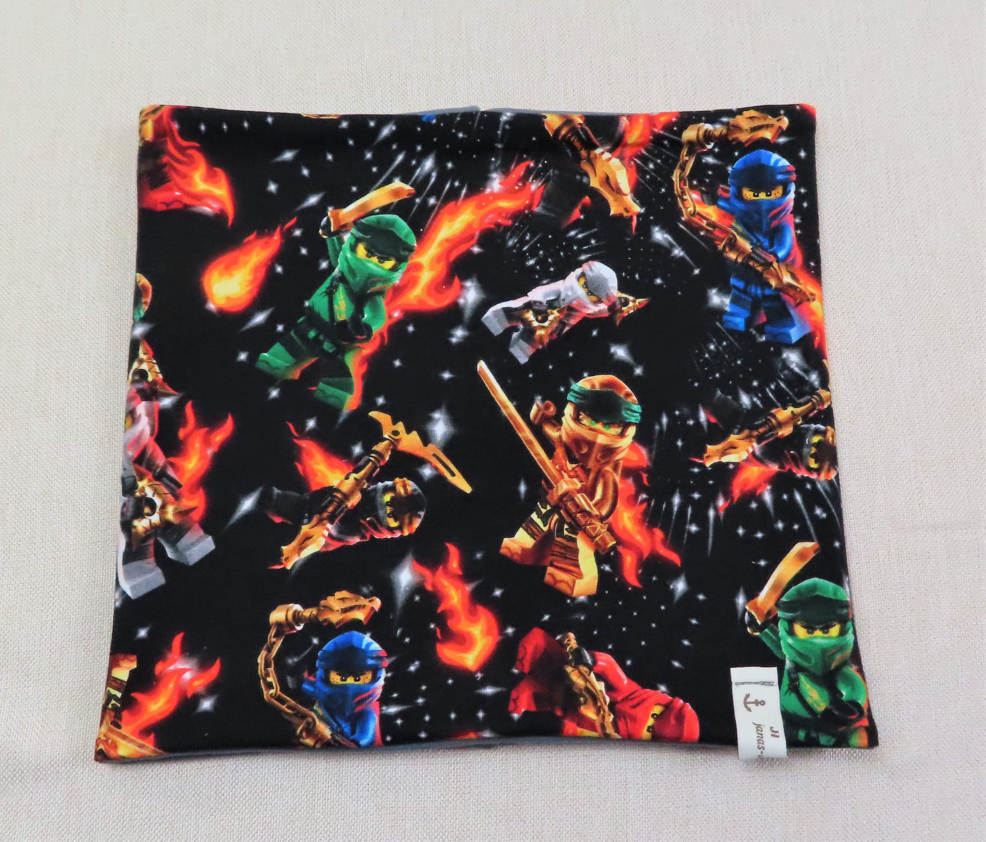Beanie- Set, Ninja-Kämpfer, schwarz