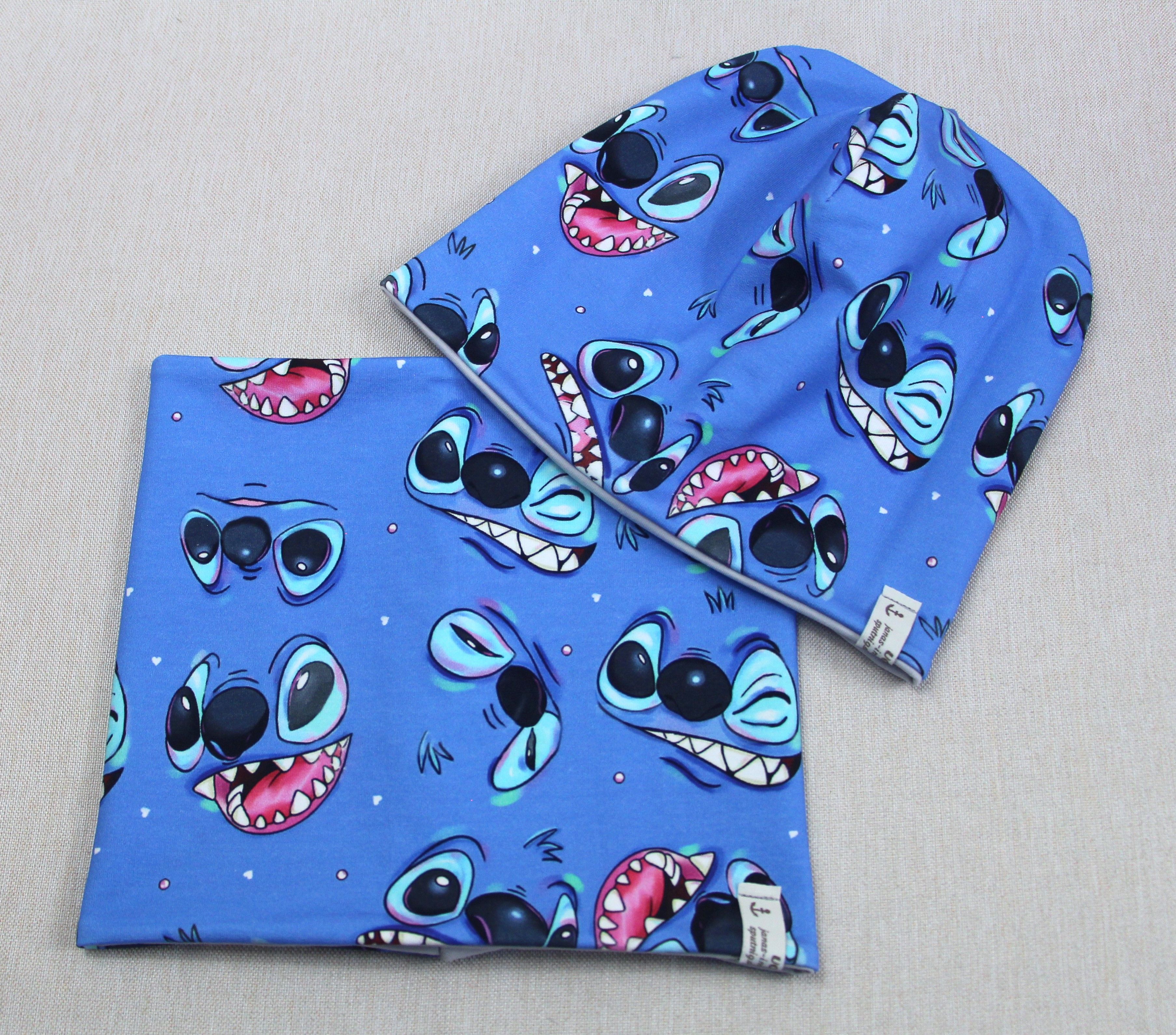 Beanie-Set, verrückte Zähne mit Augen