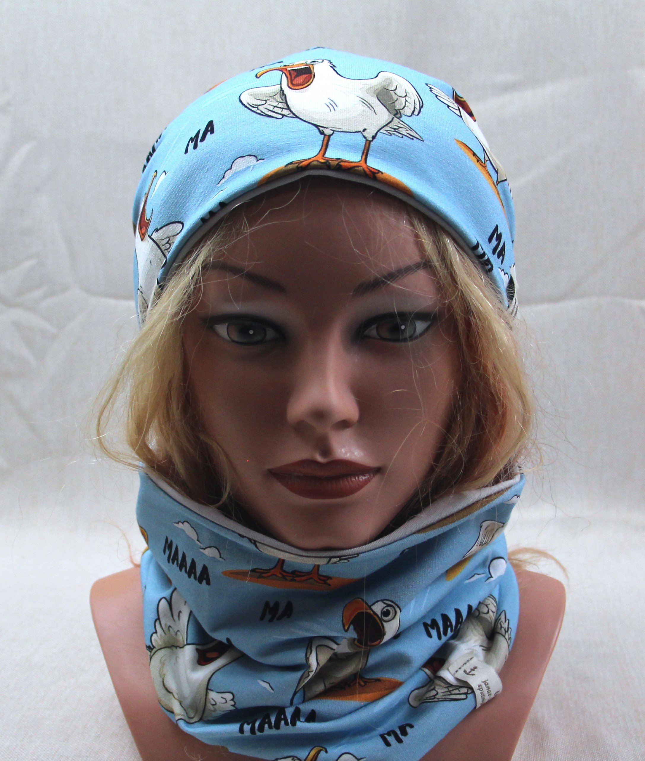 Beanie-Set, Chemomütze, Möwengeschrei