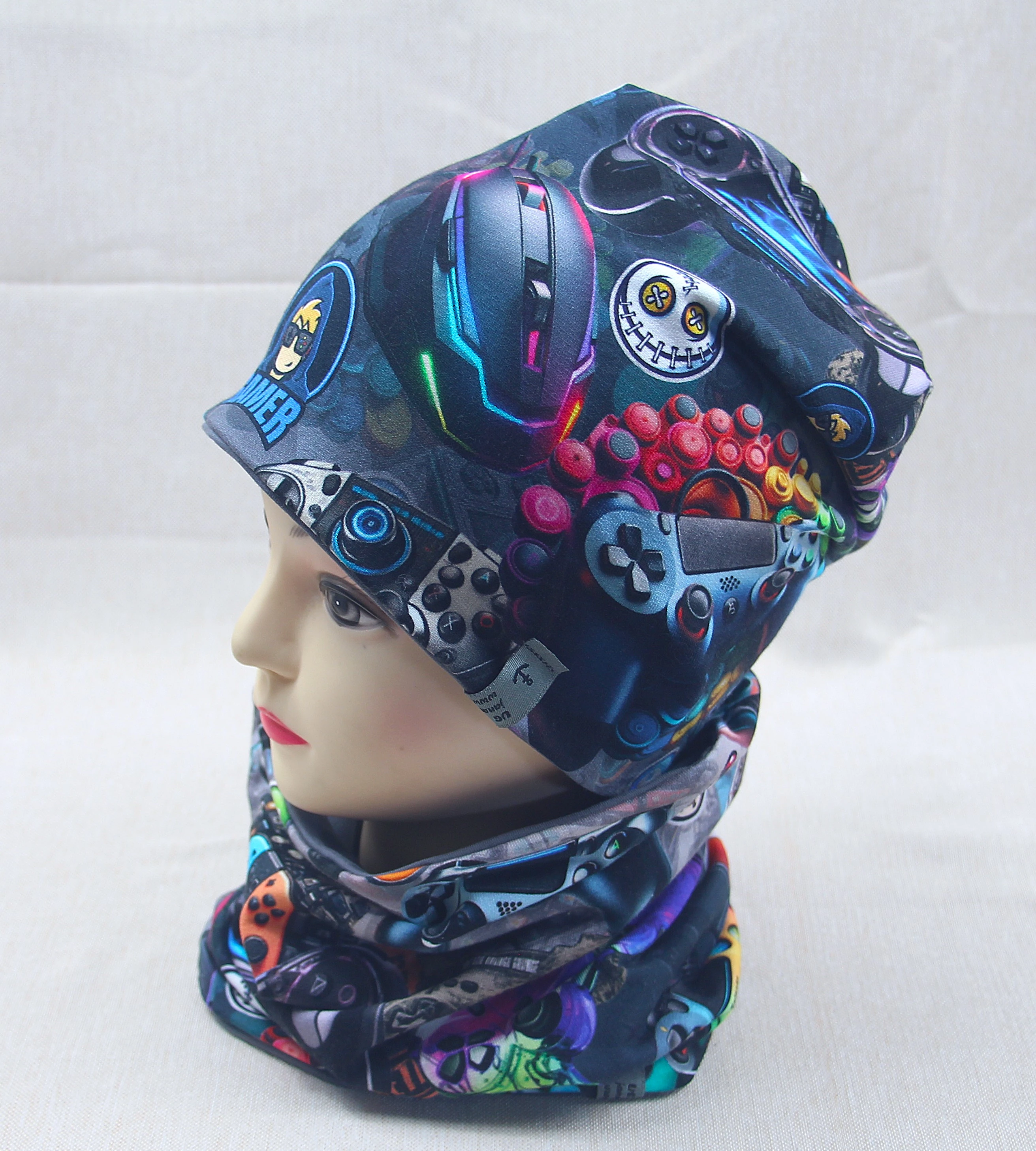 Beanie-Set, Gamer, Zocker