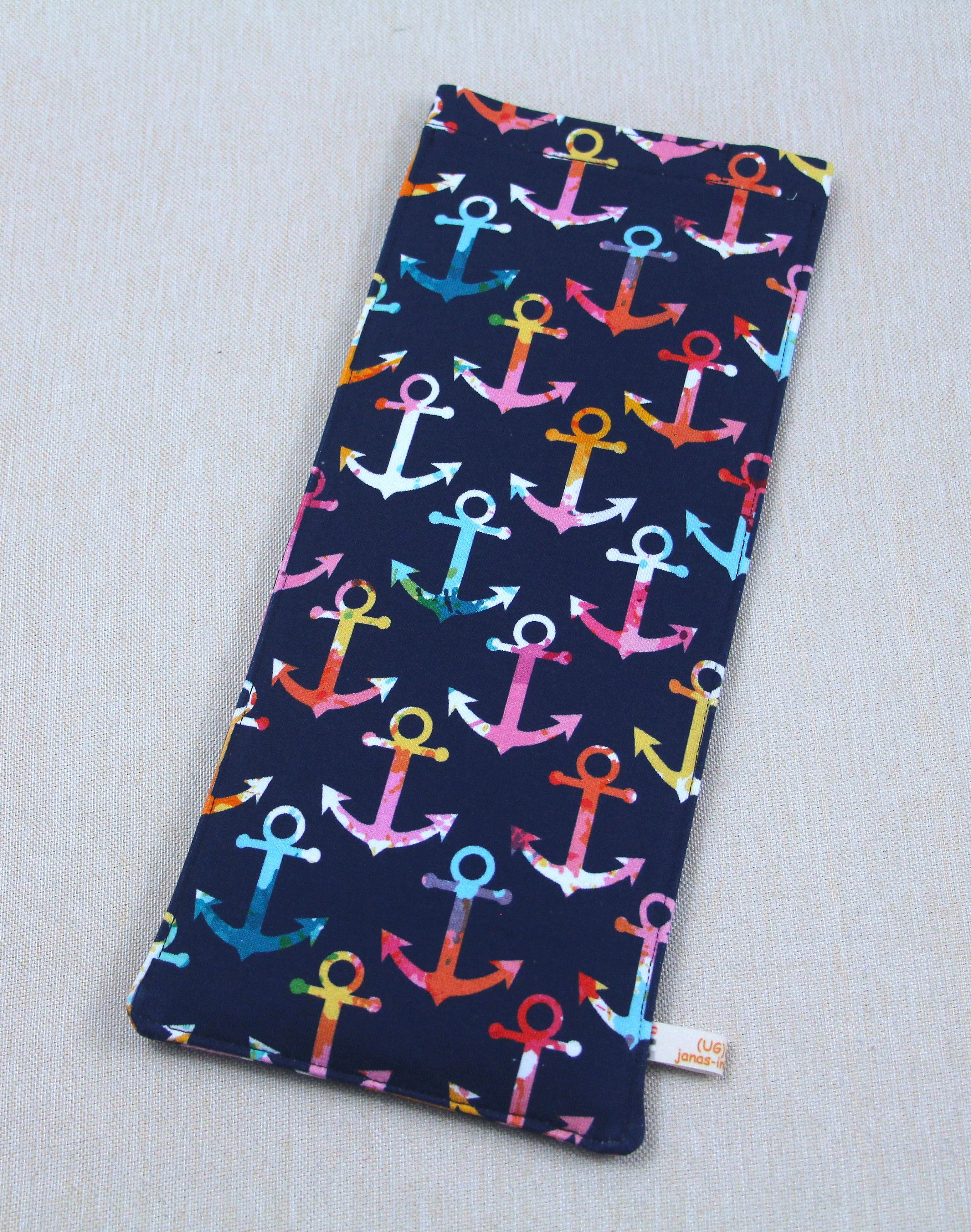 Schutzhülle für Kühl Akku, Anker, Regenbogen, 2 Größen