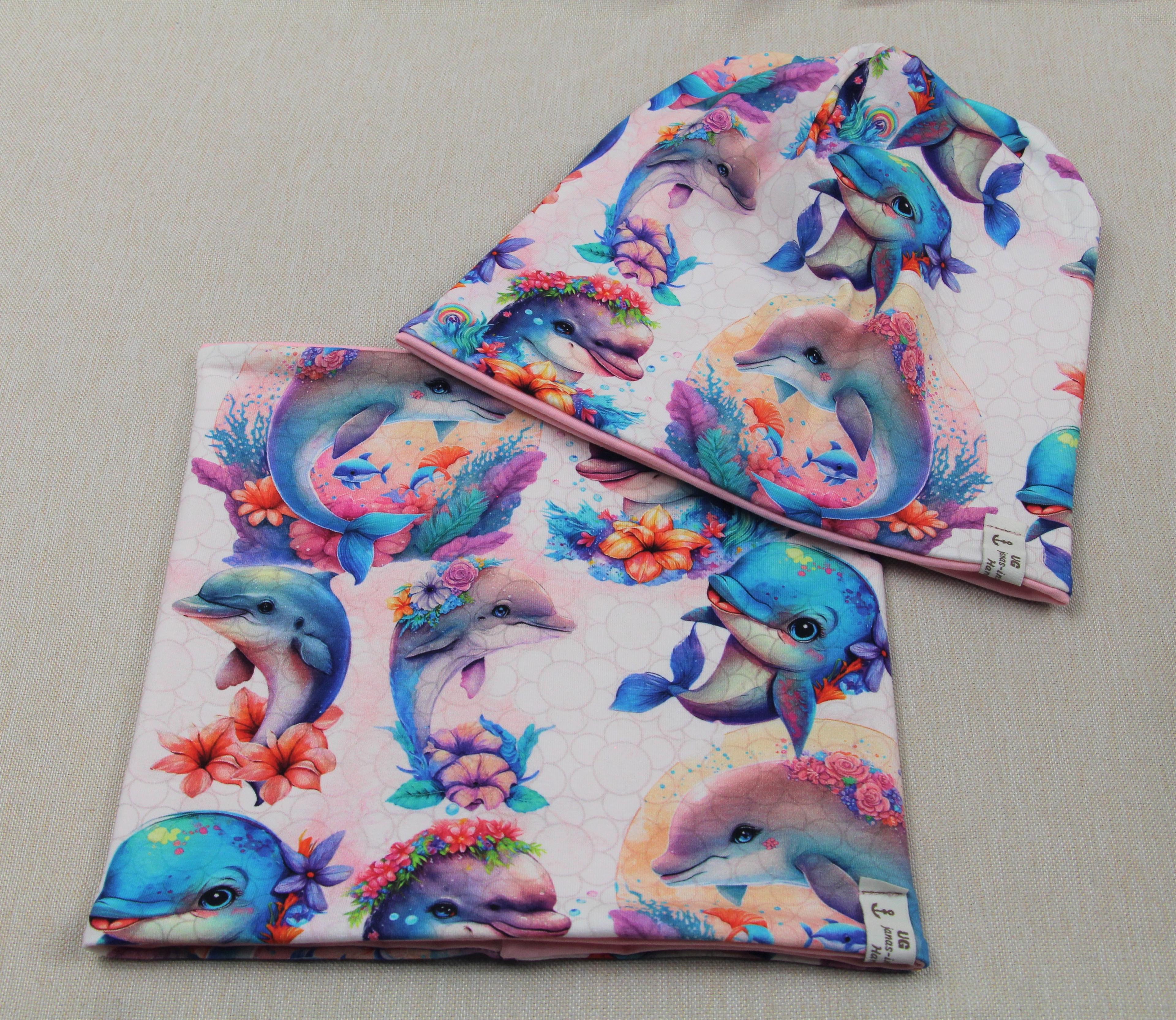 Beanie-Set, Delfin