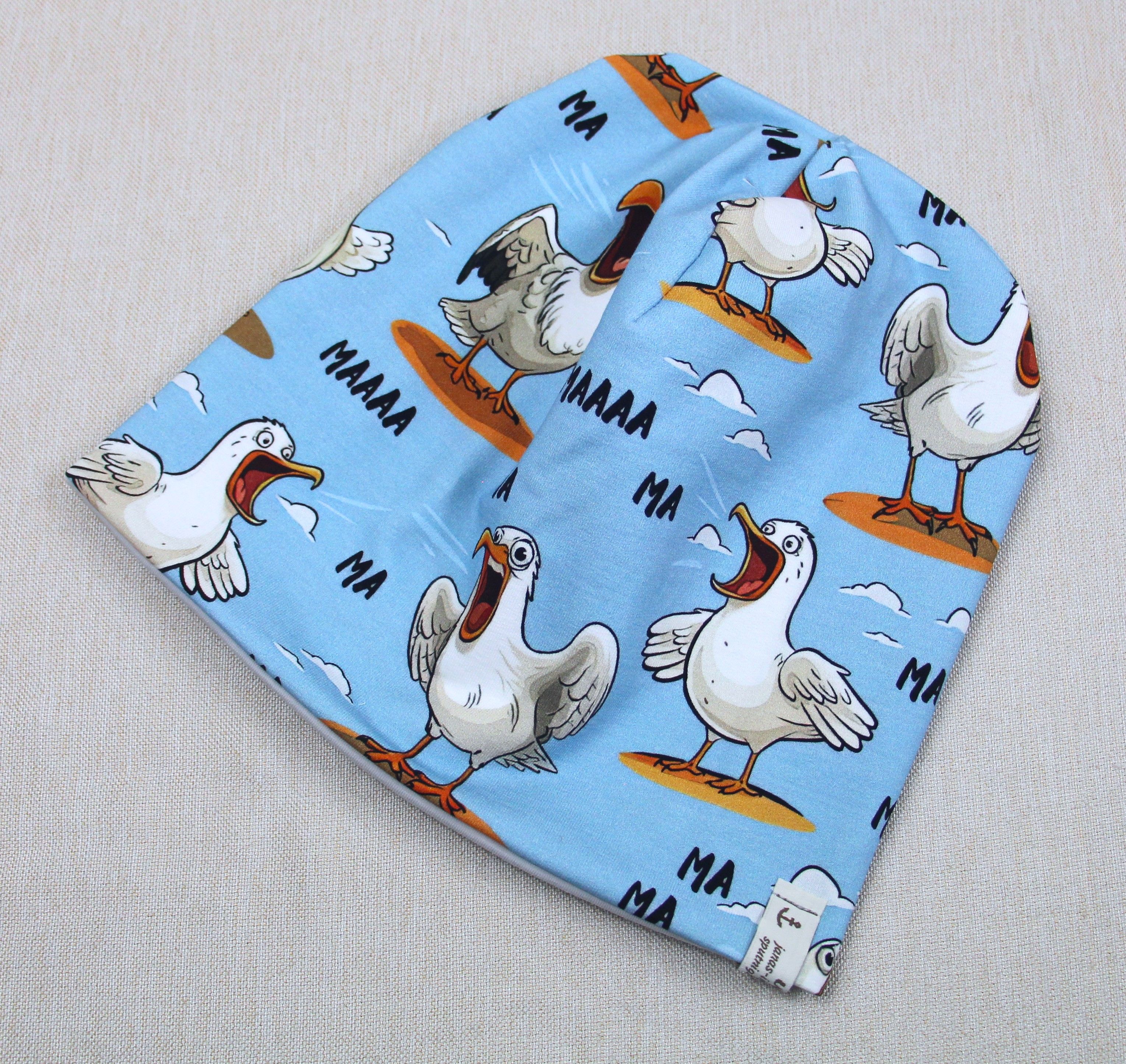 Beanie, Mütze, Chemomütze, Möwengeschrei
