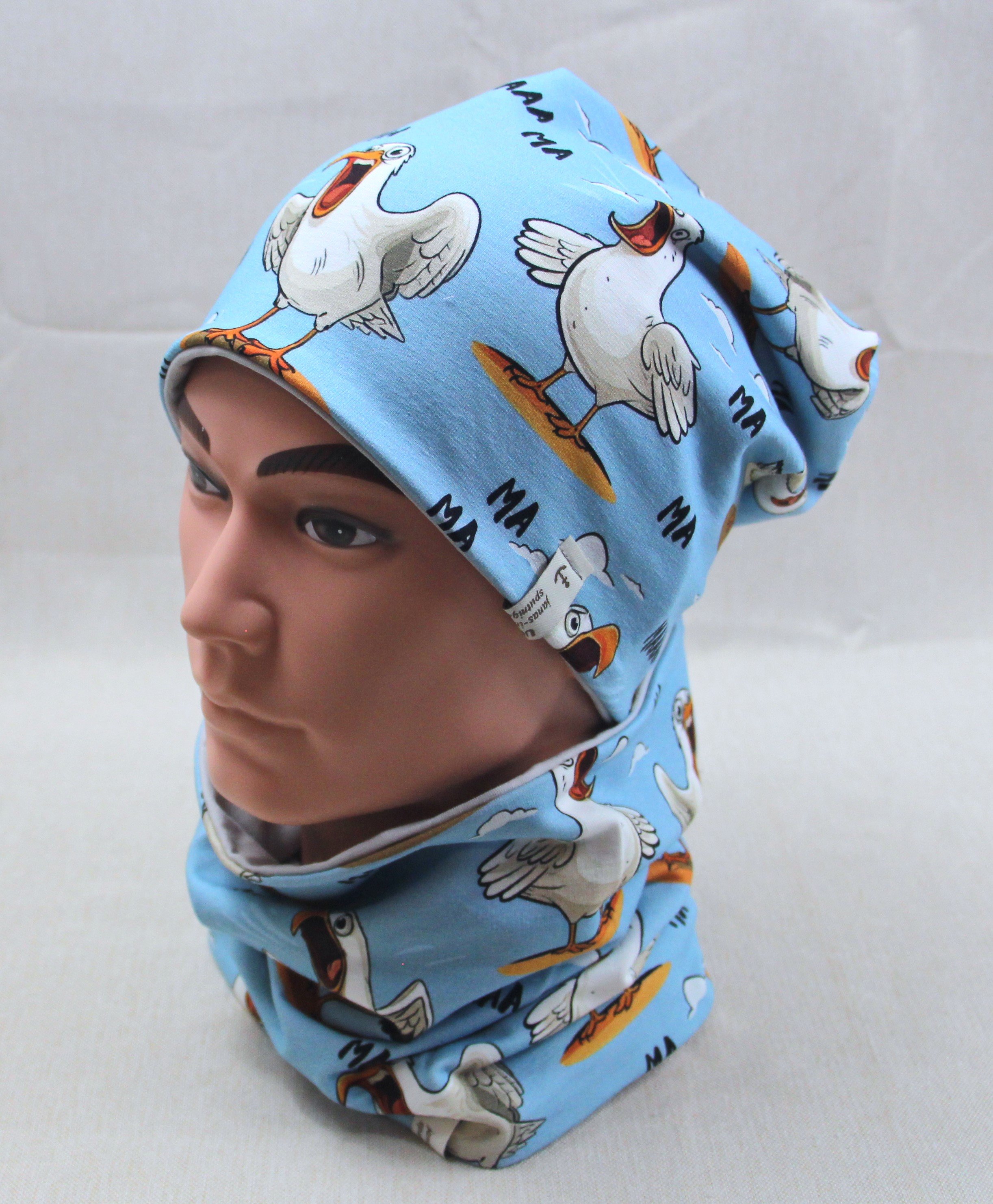 Beanie-Set, Chemomütze, Möwengeschrei