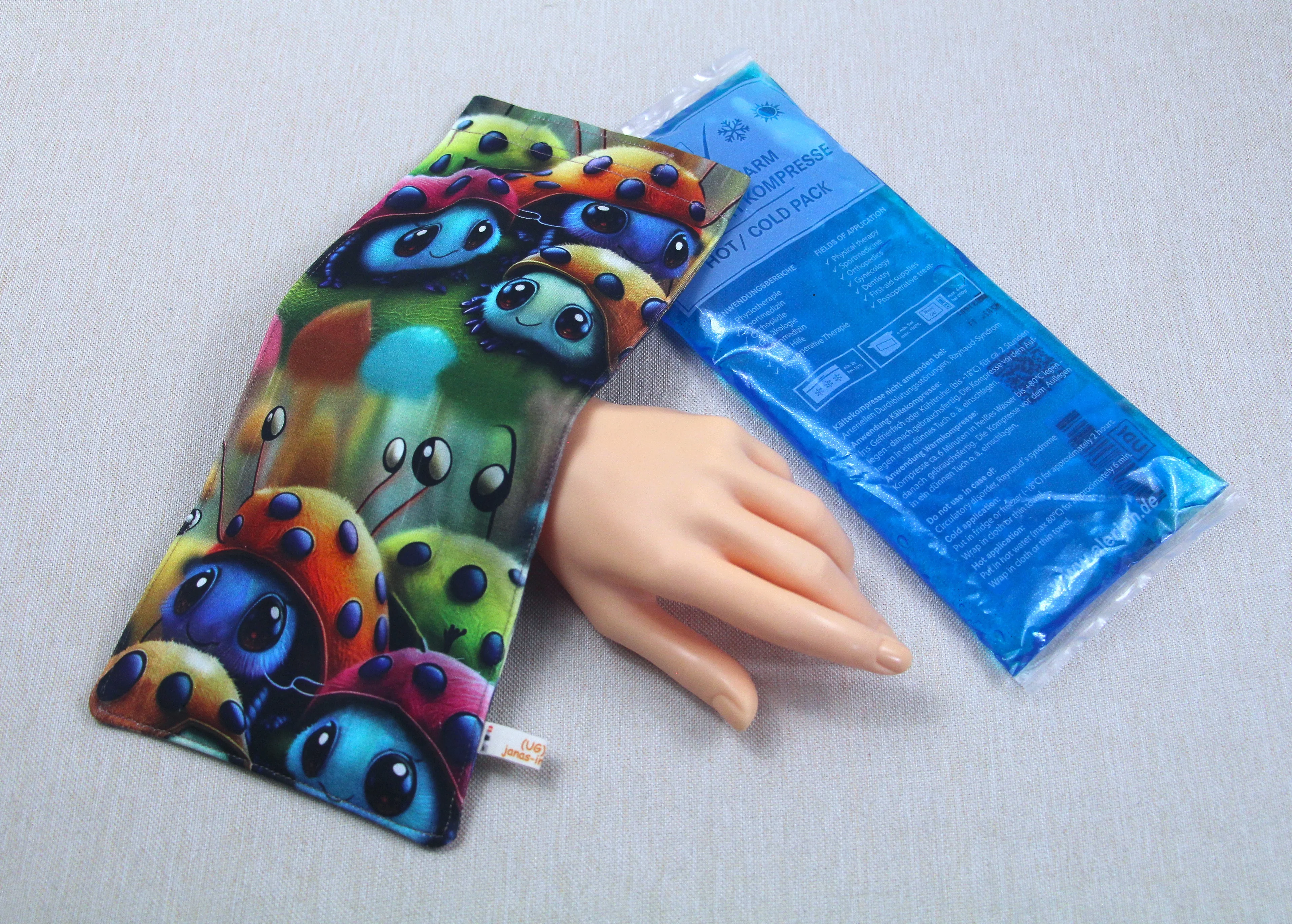 Schutzhülle für Kühl Akku, außerirdischer Käfer, 2 Größen