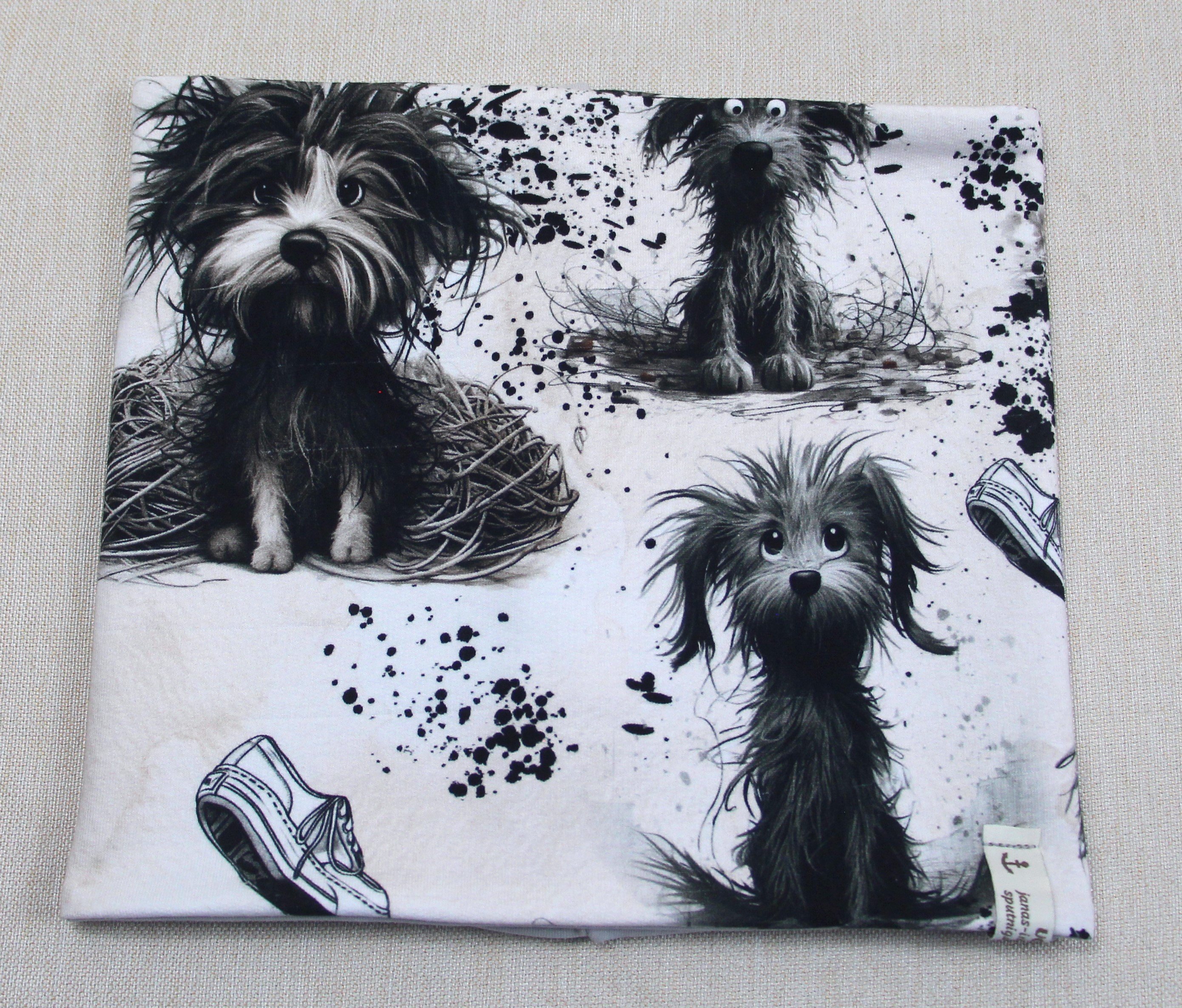 Beanie-Set, Wuschel-Hund