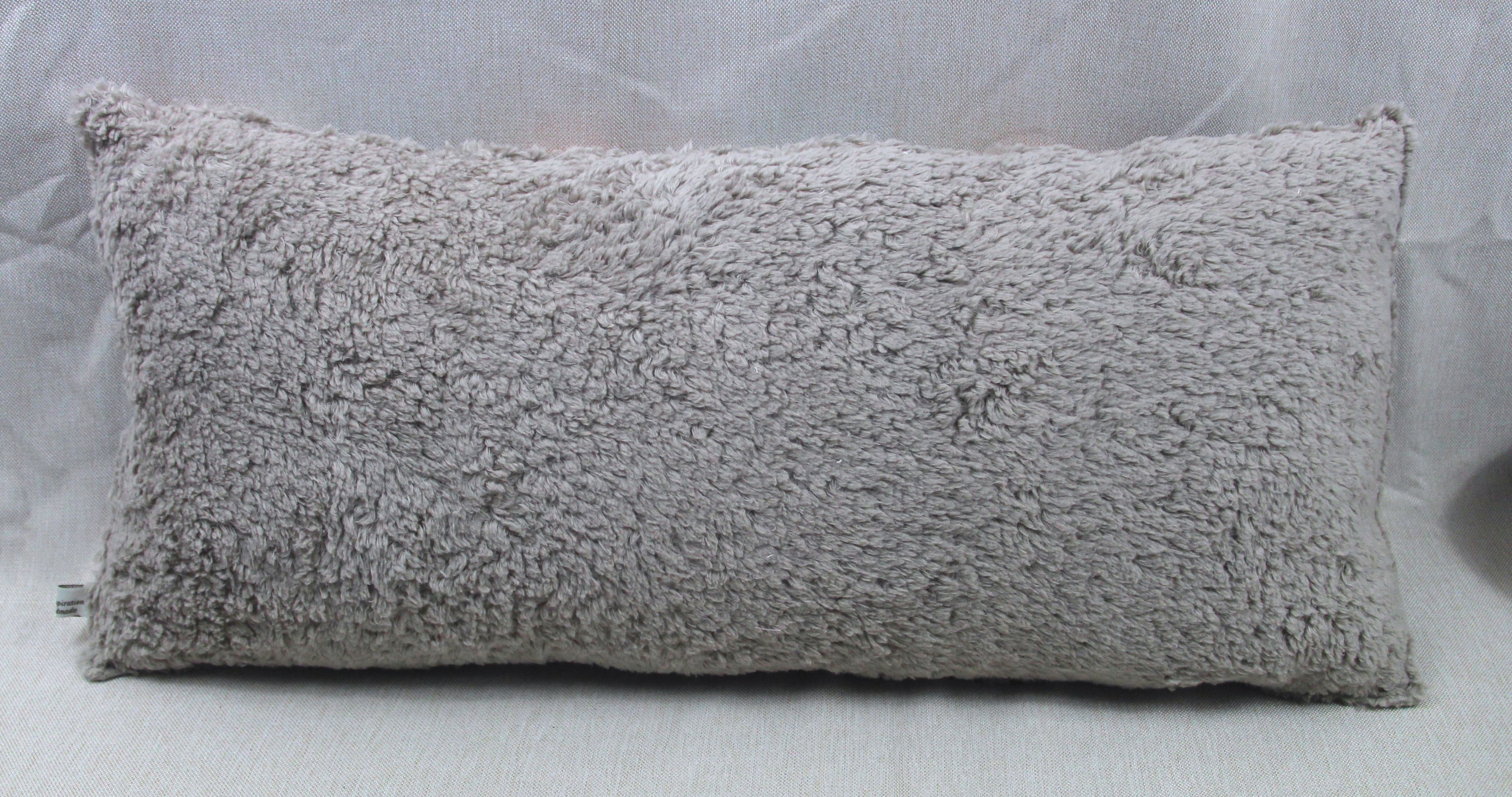 Kuschelkissen, verrückte Zootiere mit großen Augen, beige, 60x30cm