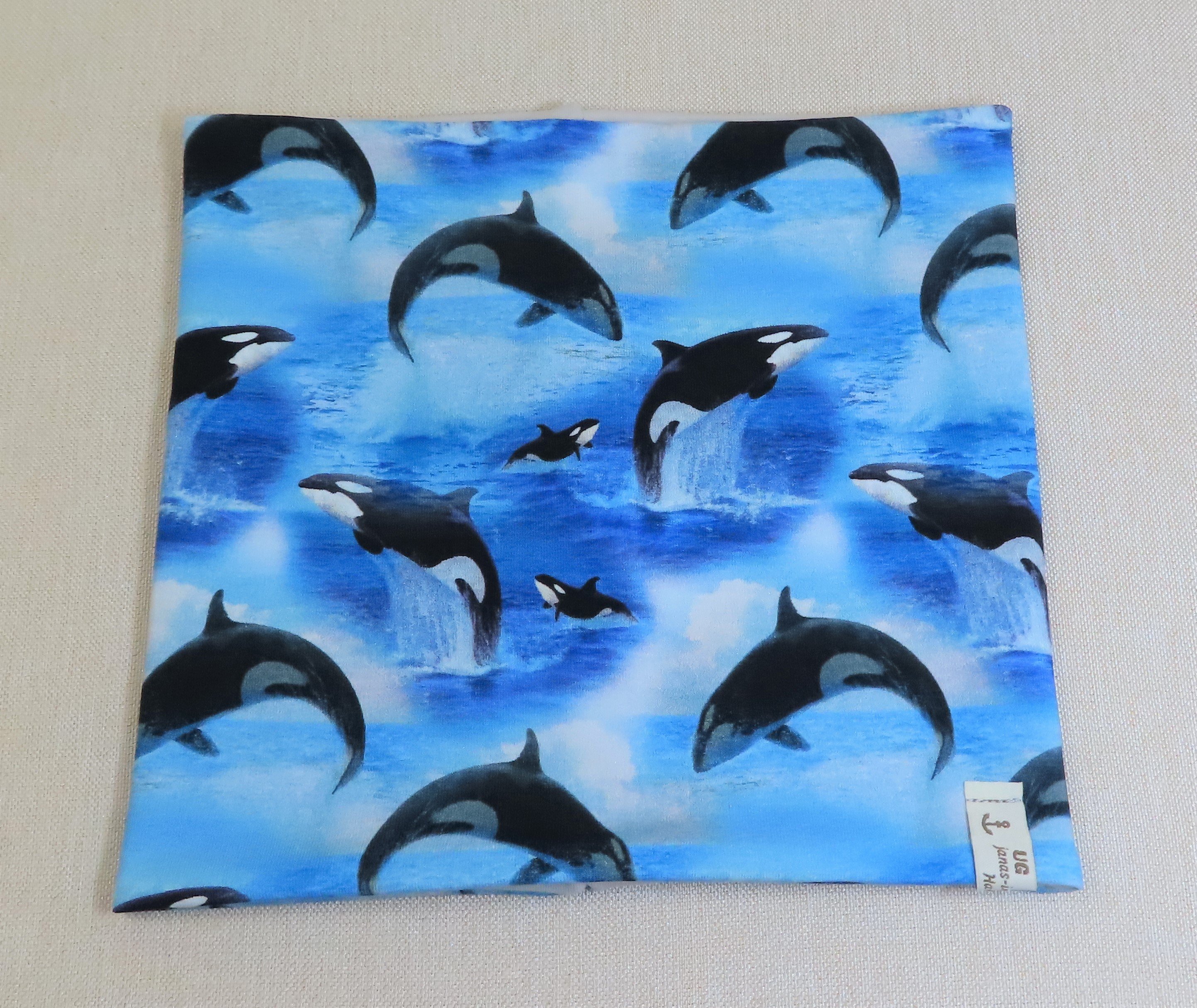 Beanie-Set, Orca-Wal, maritim