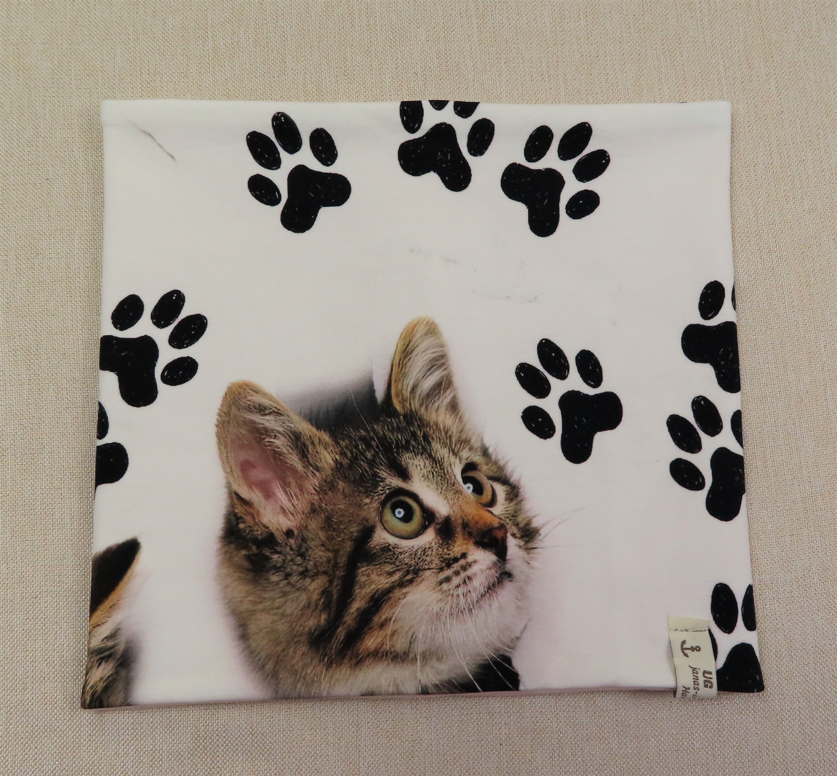 Beanie-Set, große Katze