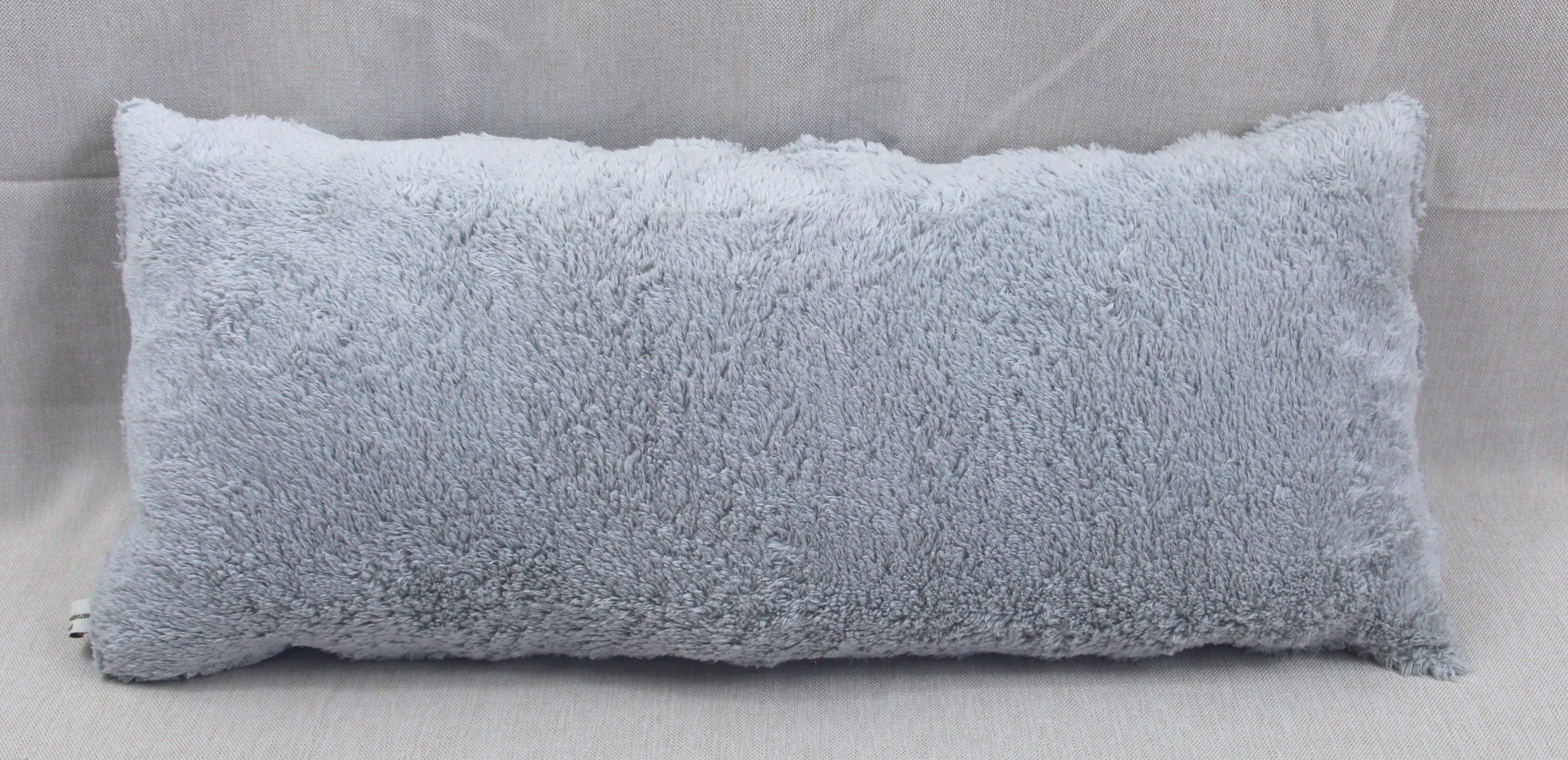 Kuschelkissen, Wolf und Fuchs, grau, 60x30cm