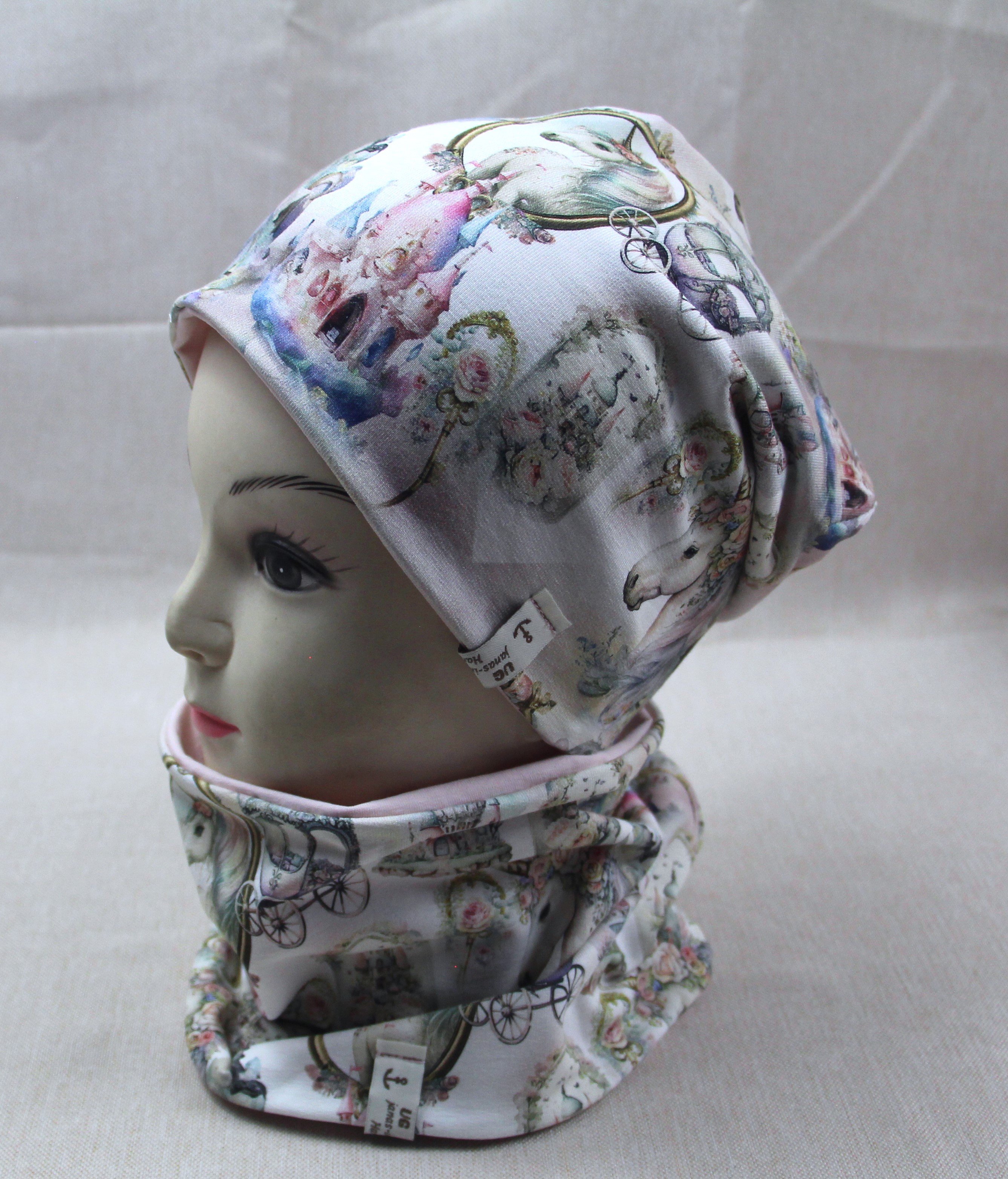 Beanie-Set, Einhorn im Spiegel