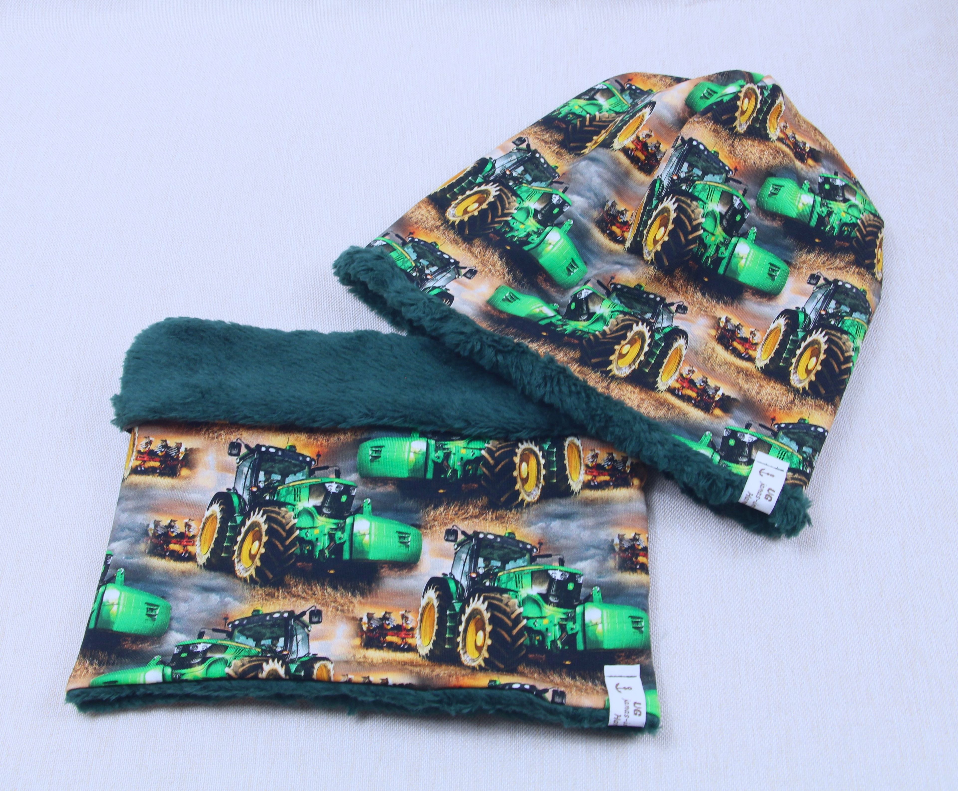 Winter-Set, Traktor grün